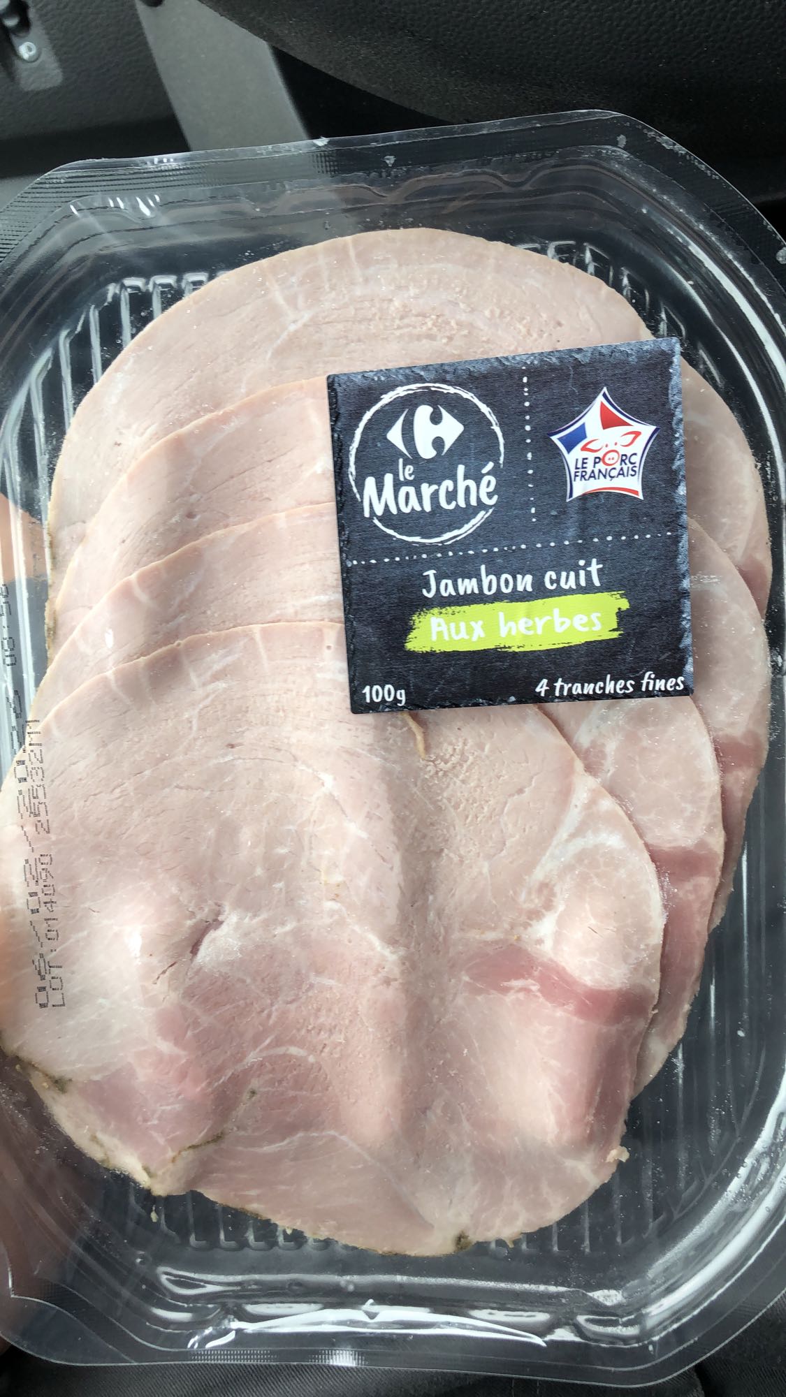 Jambon cuit aux herbes