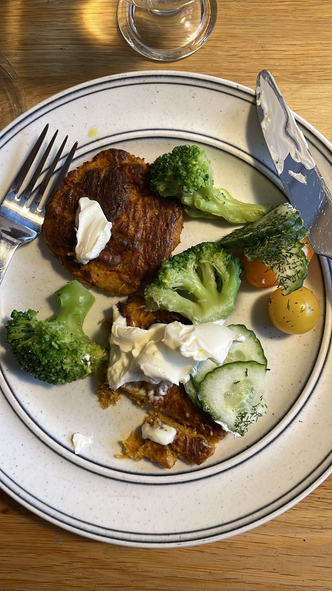 Grönsaksbiff med grönsaker