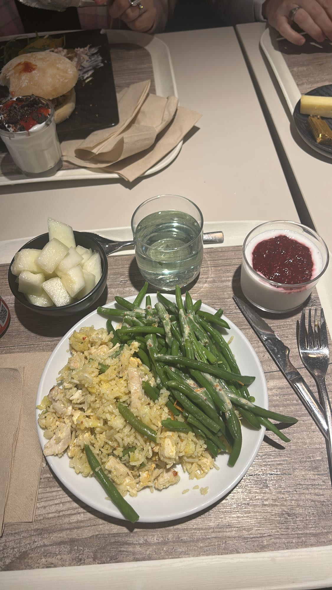 Riz au poulet et haricots