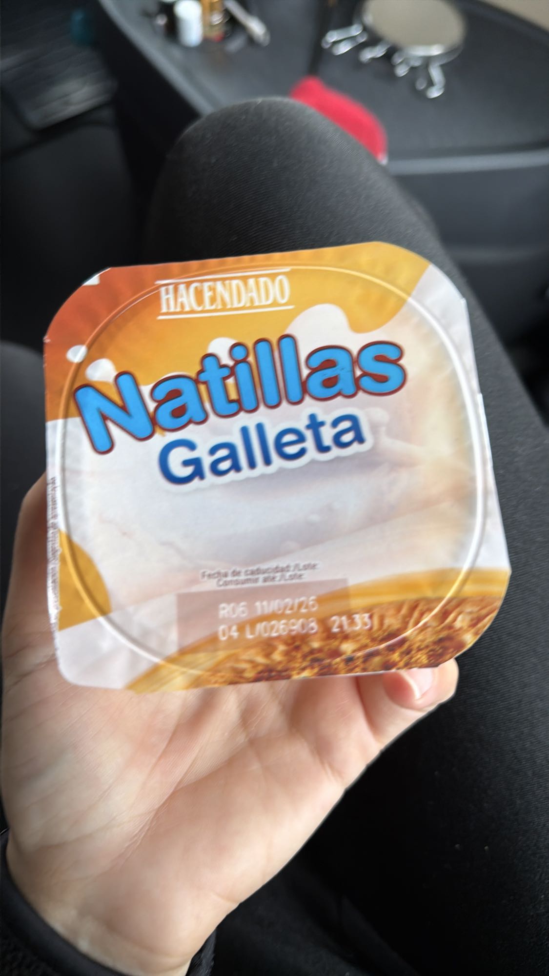 Natillas cu biscuiți