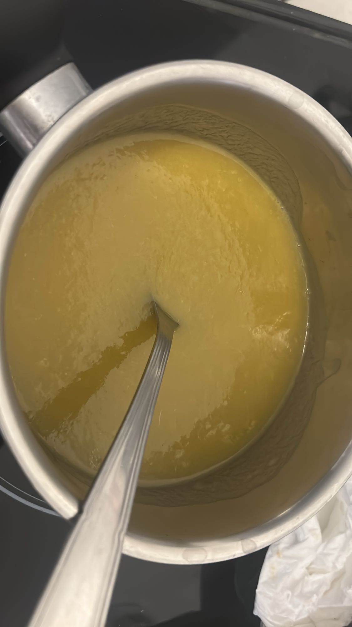 soupe de légumes mixés