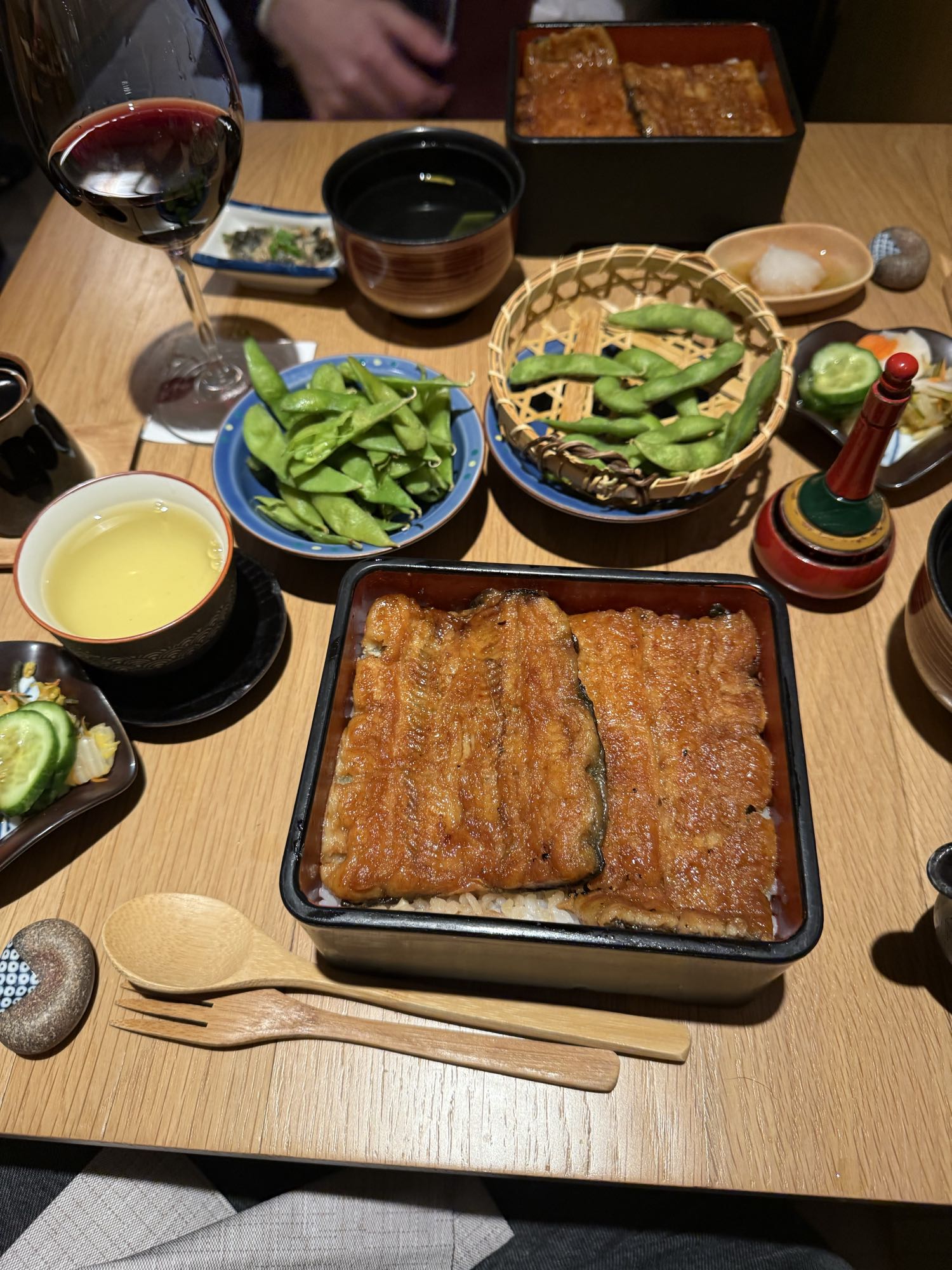 Unagi avec accompagnements