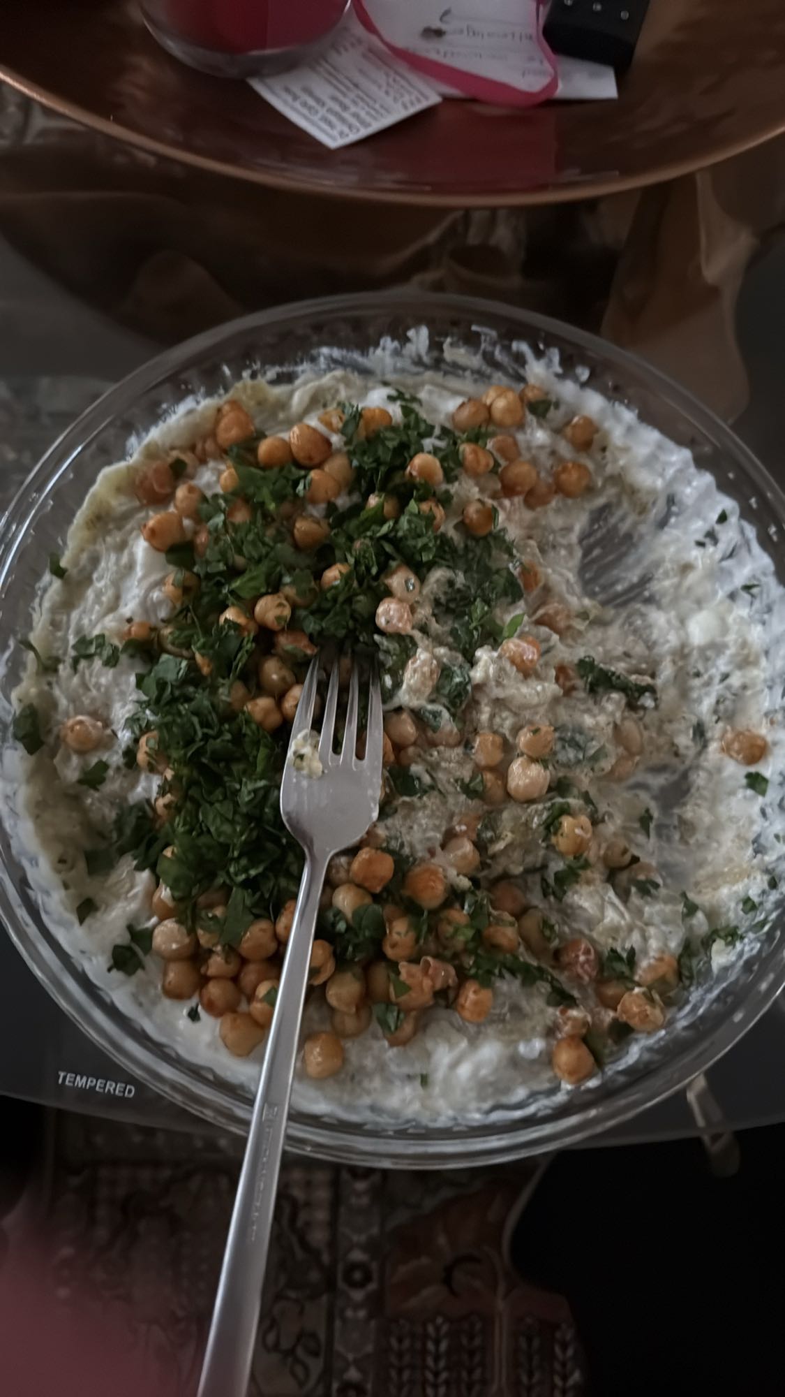 Kichererbsen-Joghurt-Salat