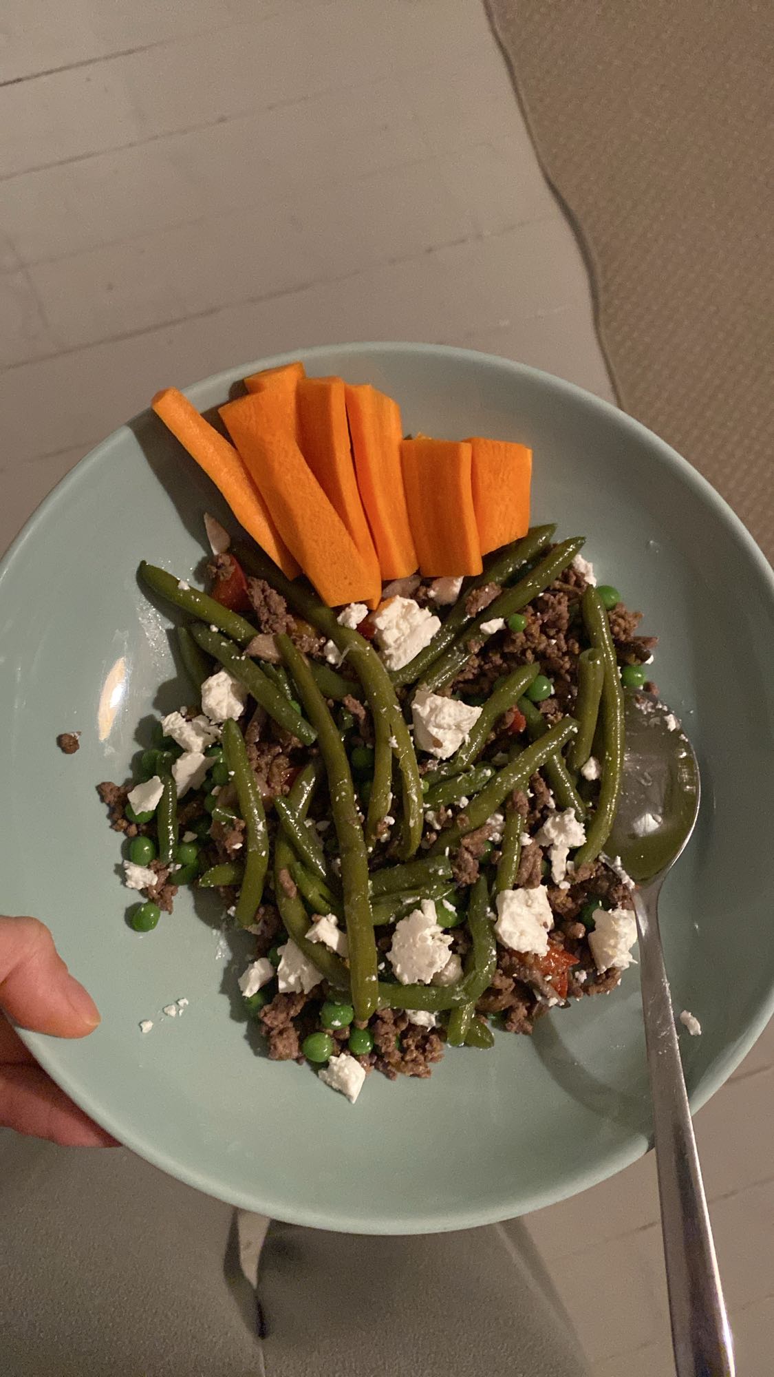 Green Bean Beef Bowl