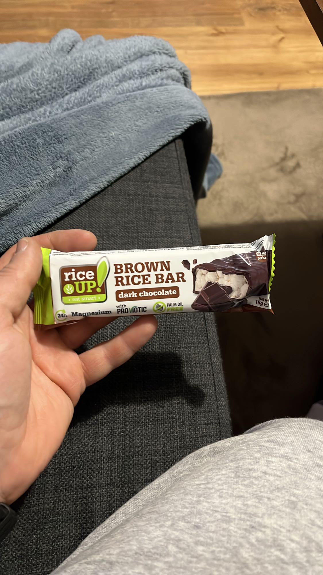 Брауни бар с кафяв ориз