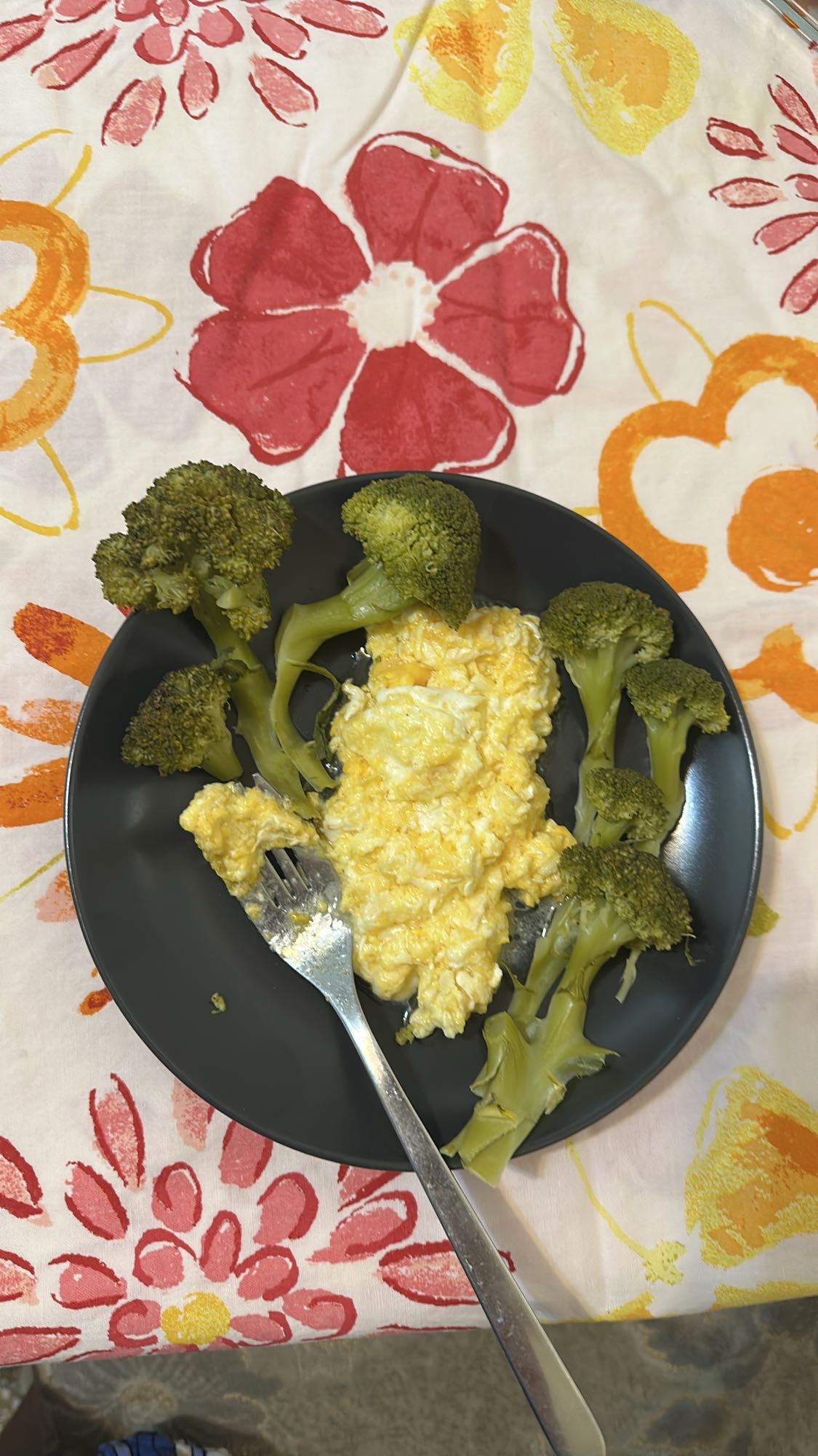 Scrambled Eggs & Broccoli