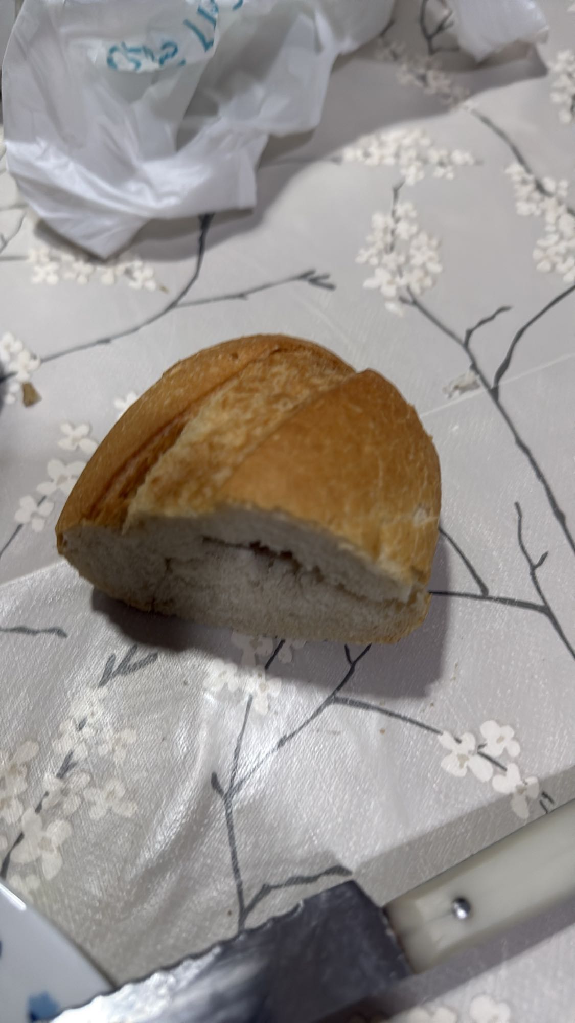 Pan blanco trozo