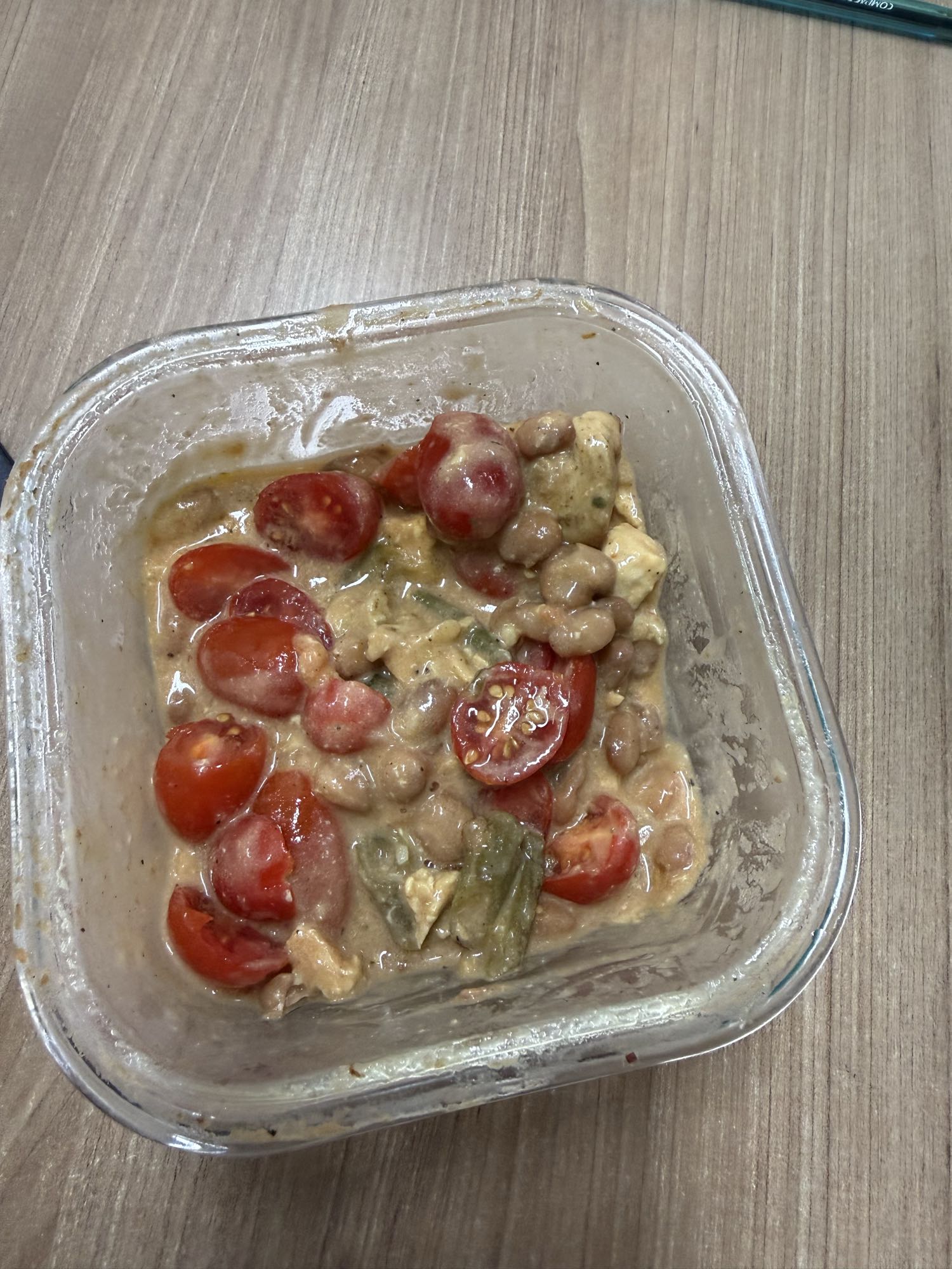 Salada de frango e grão