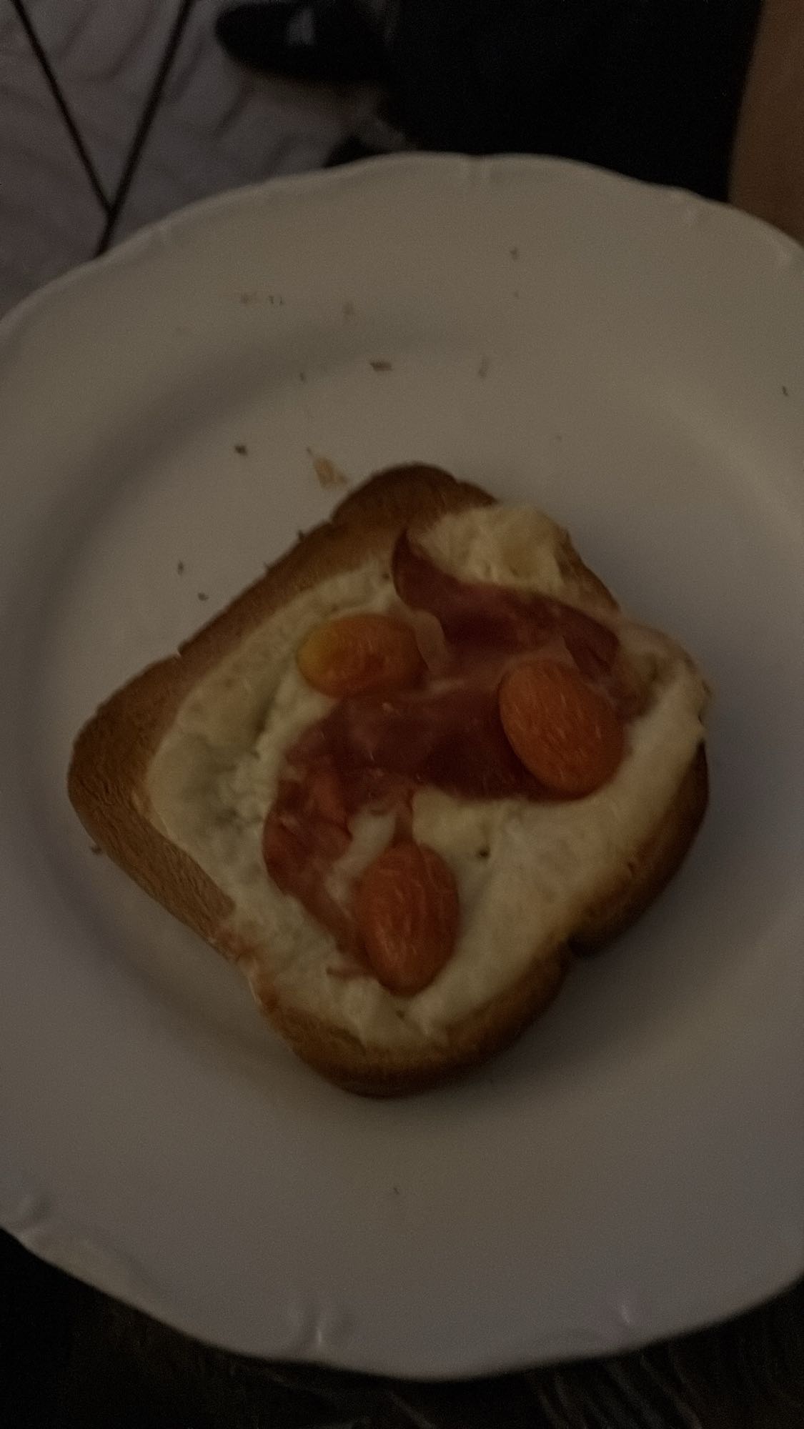 Toast med ost och skinka