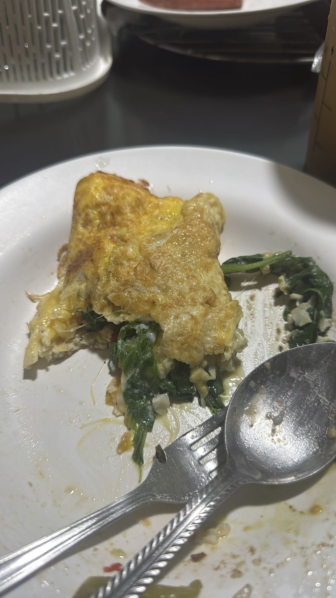 Spinach Cheese Omelette