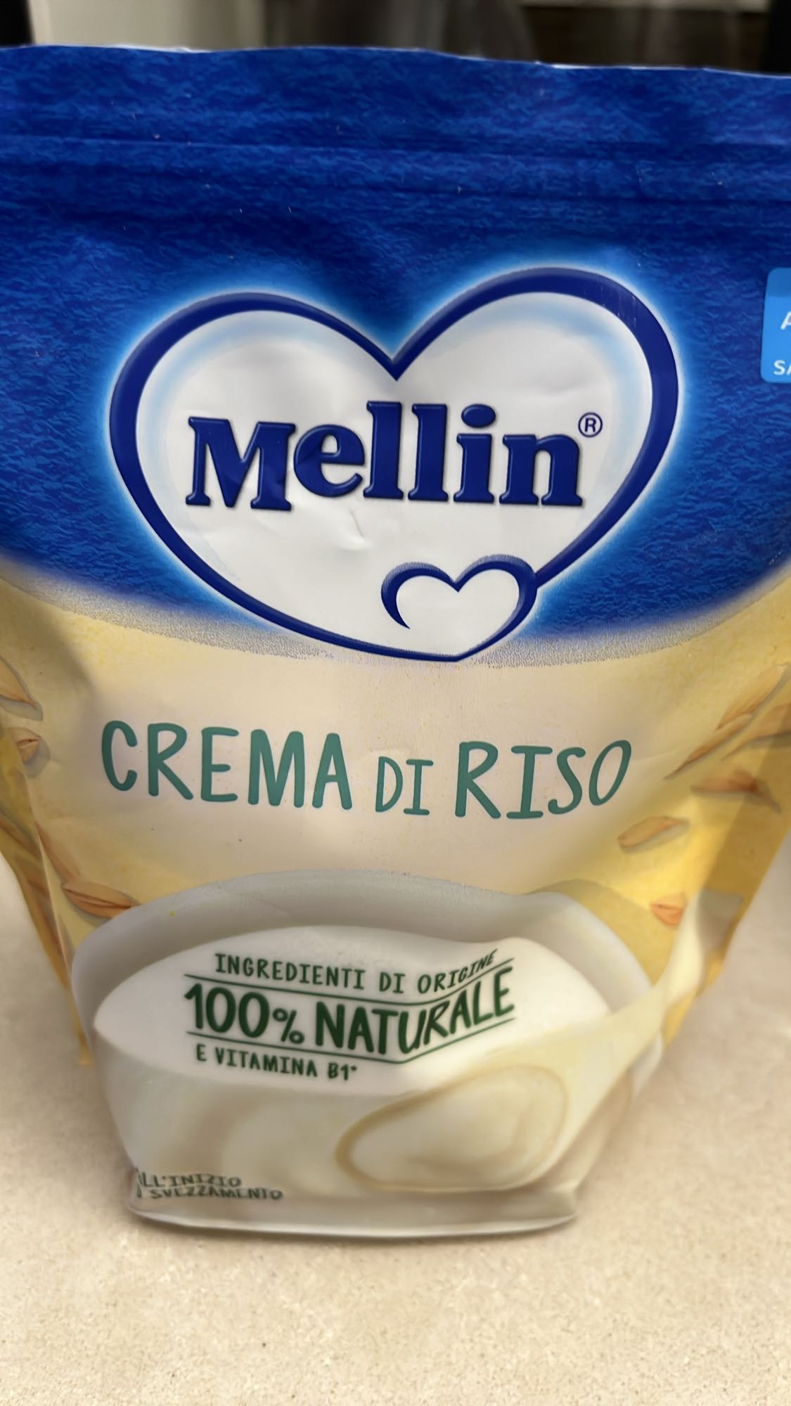 Crema di riso Mellin