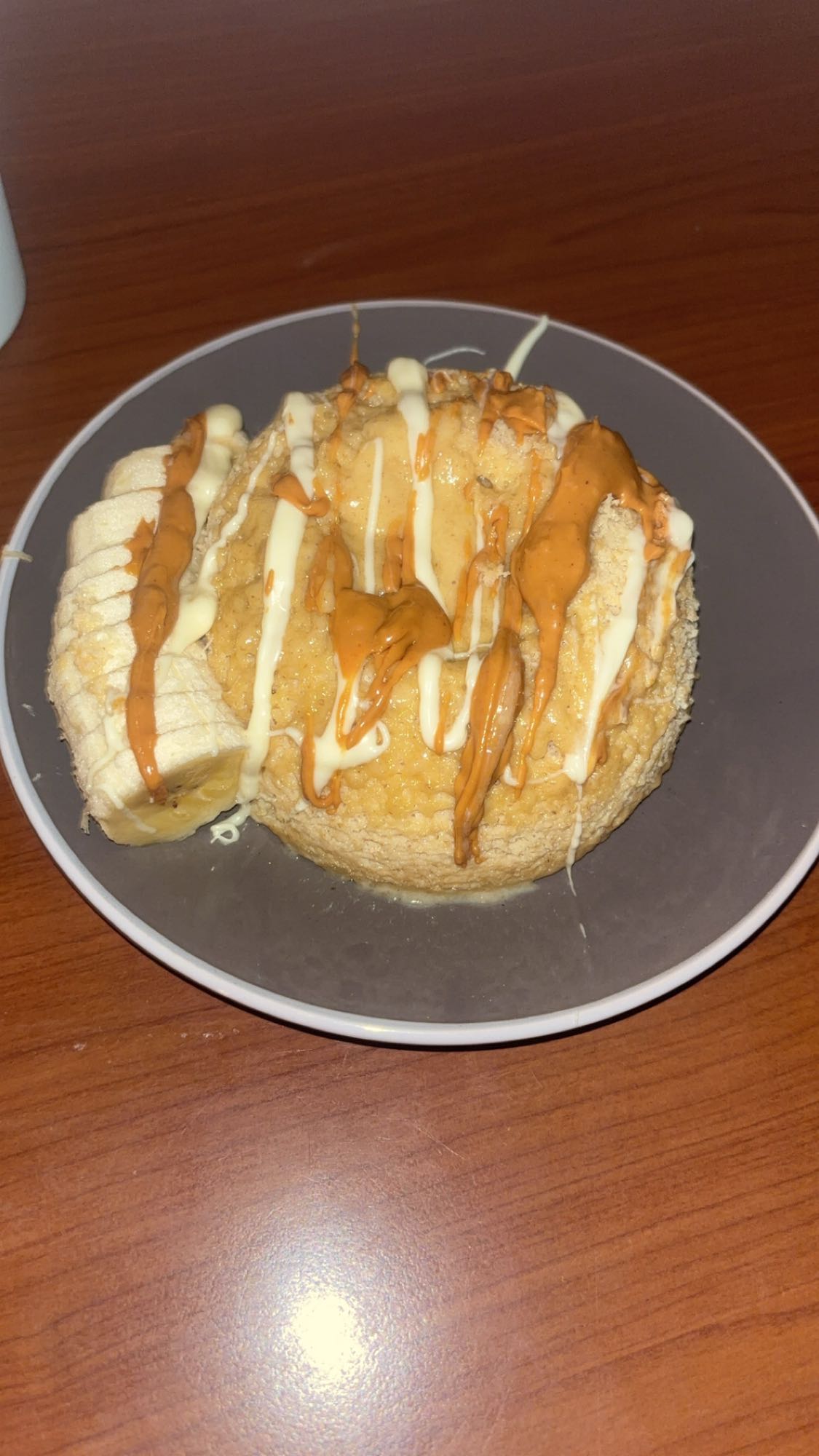 bol de banane protéiné à l'avoine