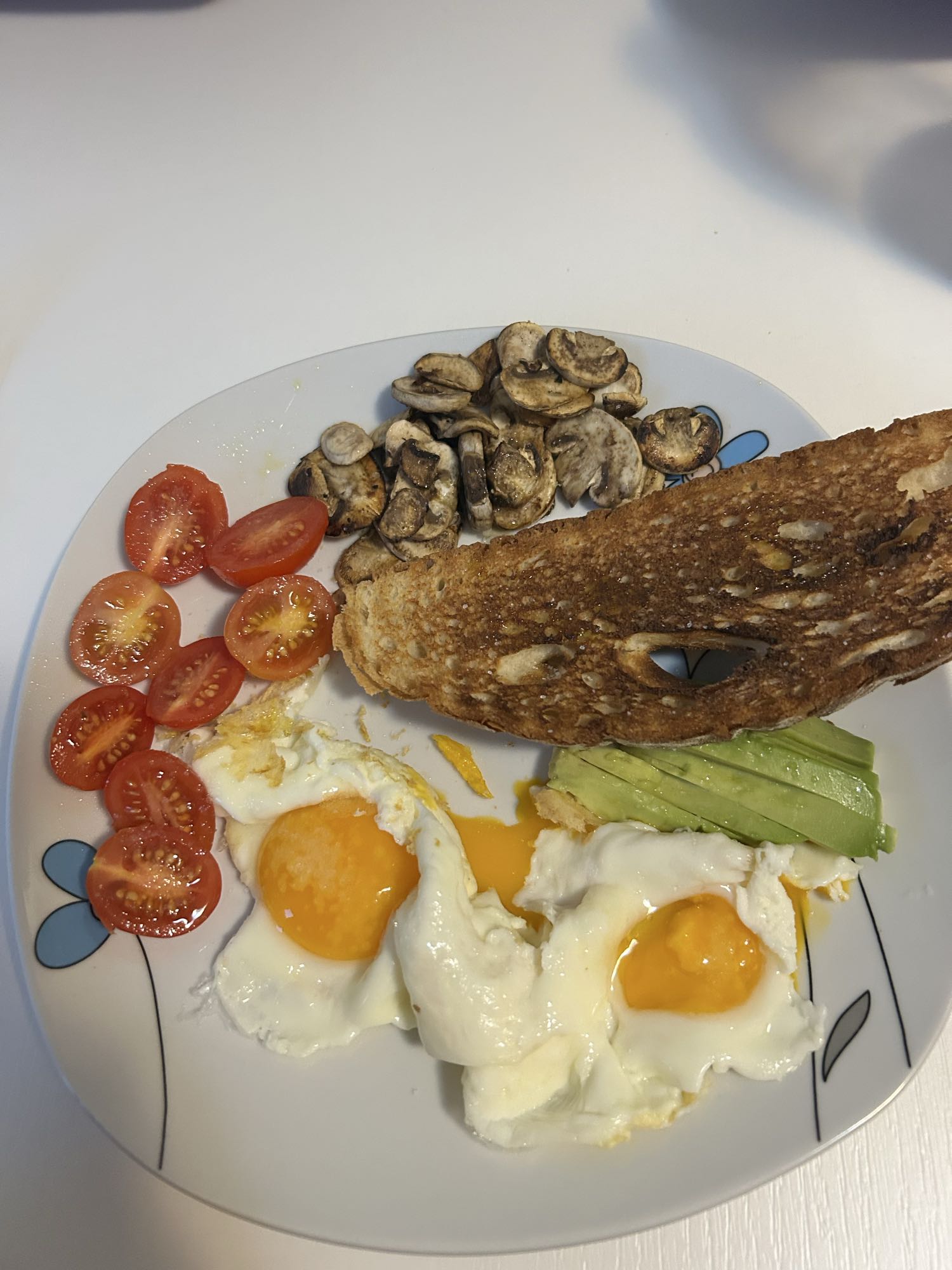 Desayuno saludable mixto