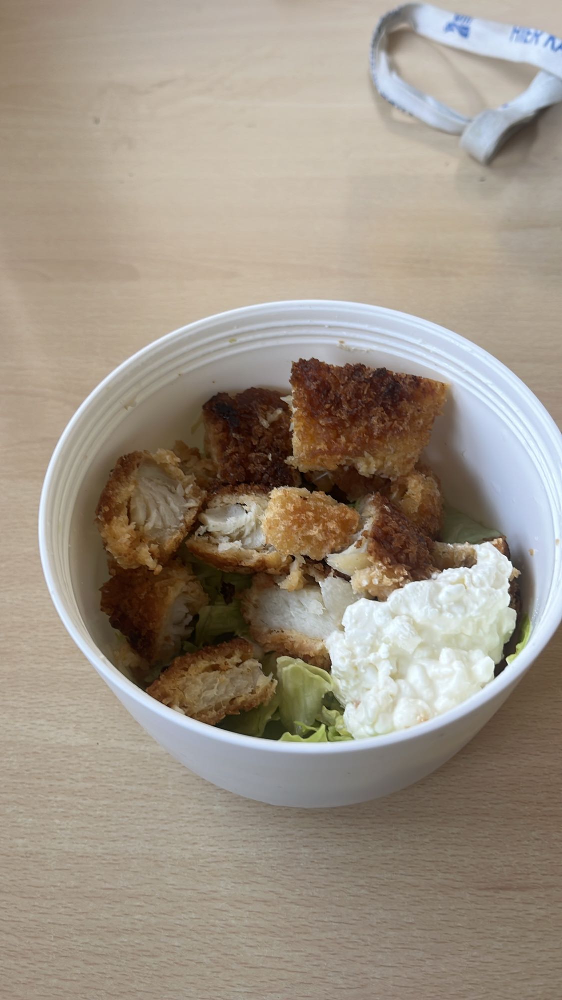 Kip salade met cottage cheese