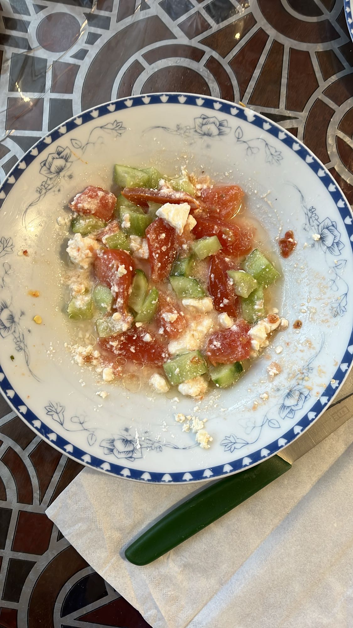 Салата с домати и сирене