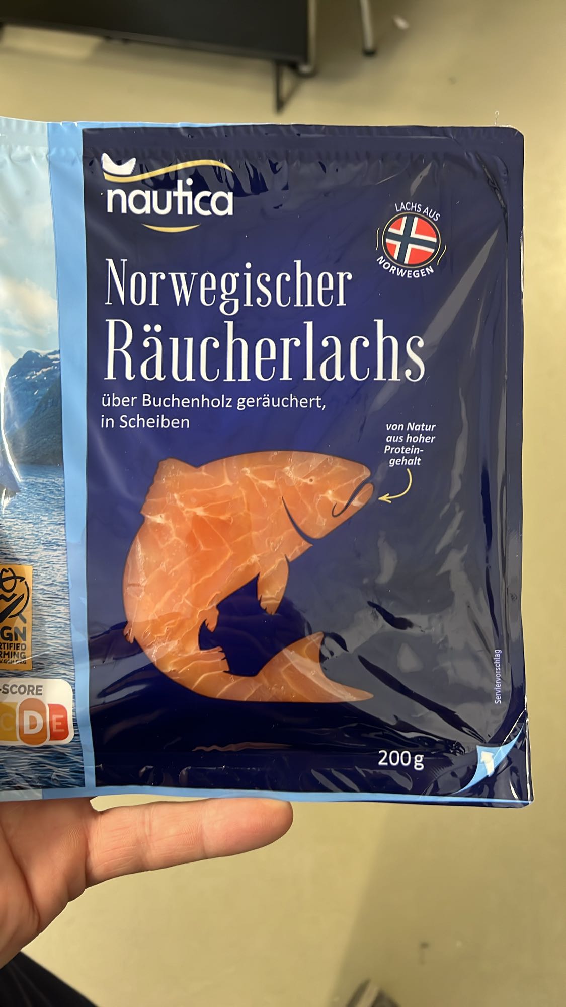 Norweski łosoś wędzony