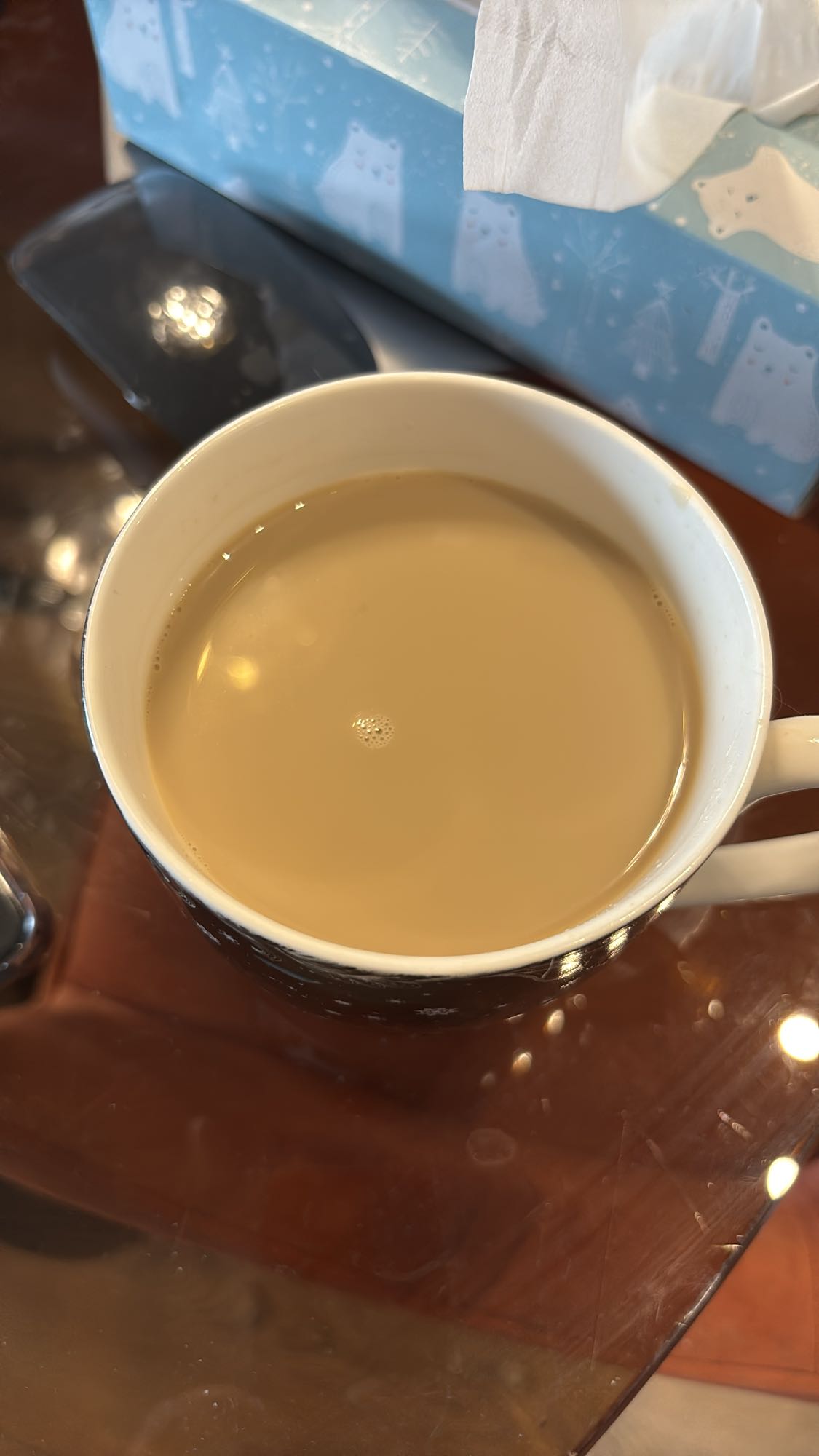 kawa z mlekiem