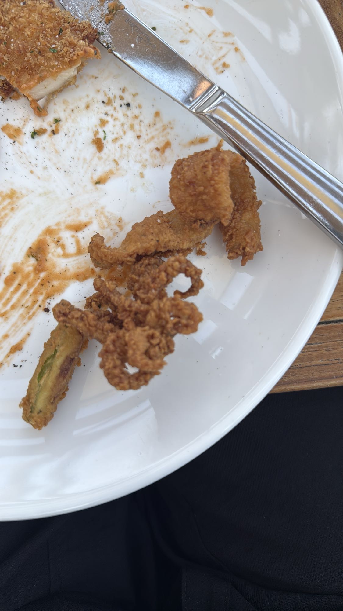 Fried seafood & veggies