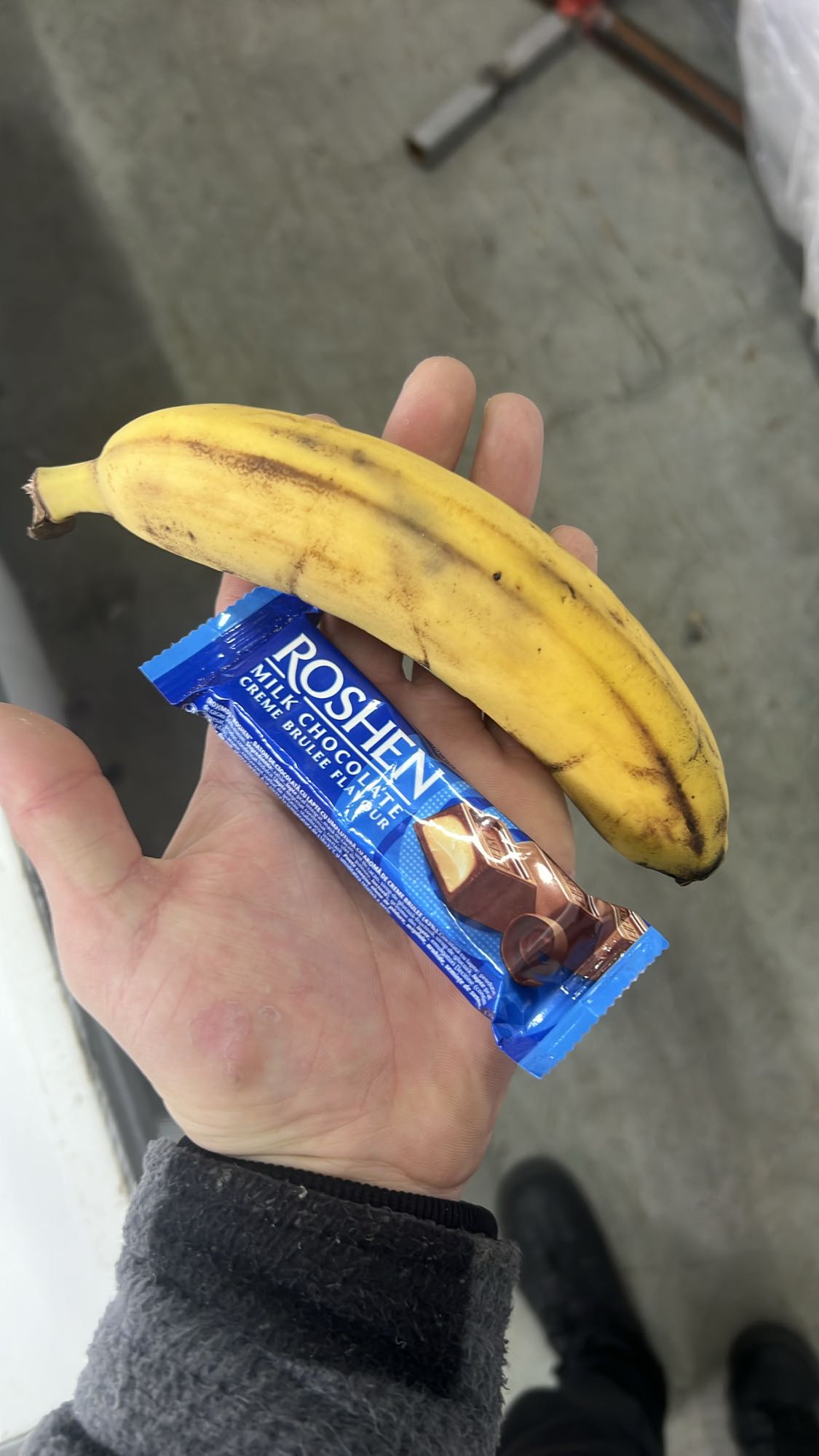 Banana și ciocolată