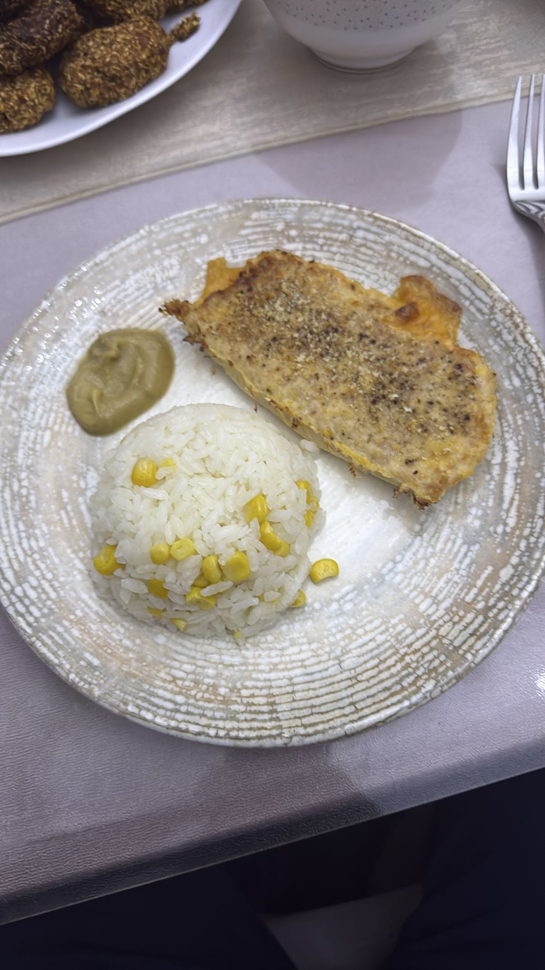 Рис с кукурузой и мясом