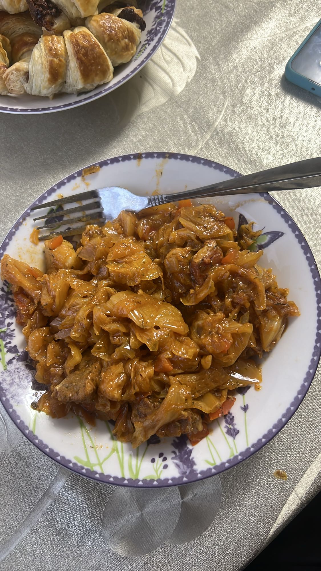 Varză călită cu carne