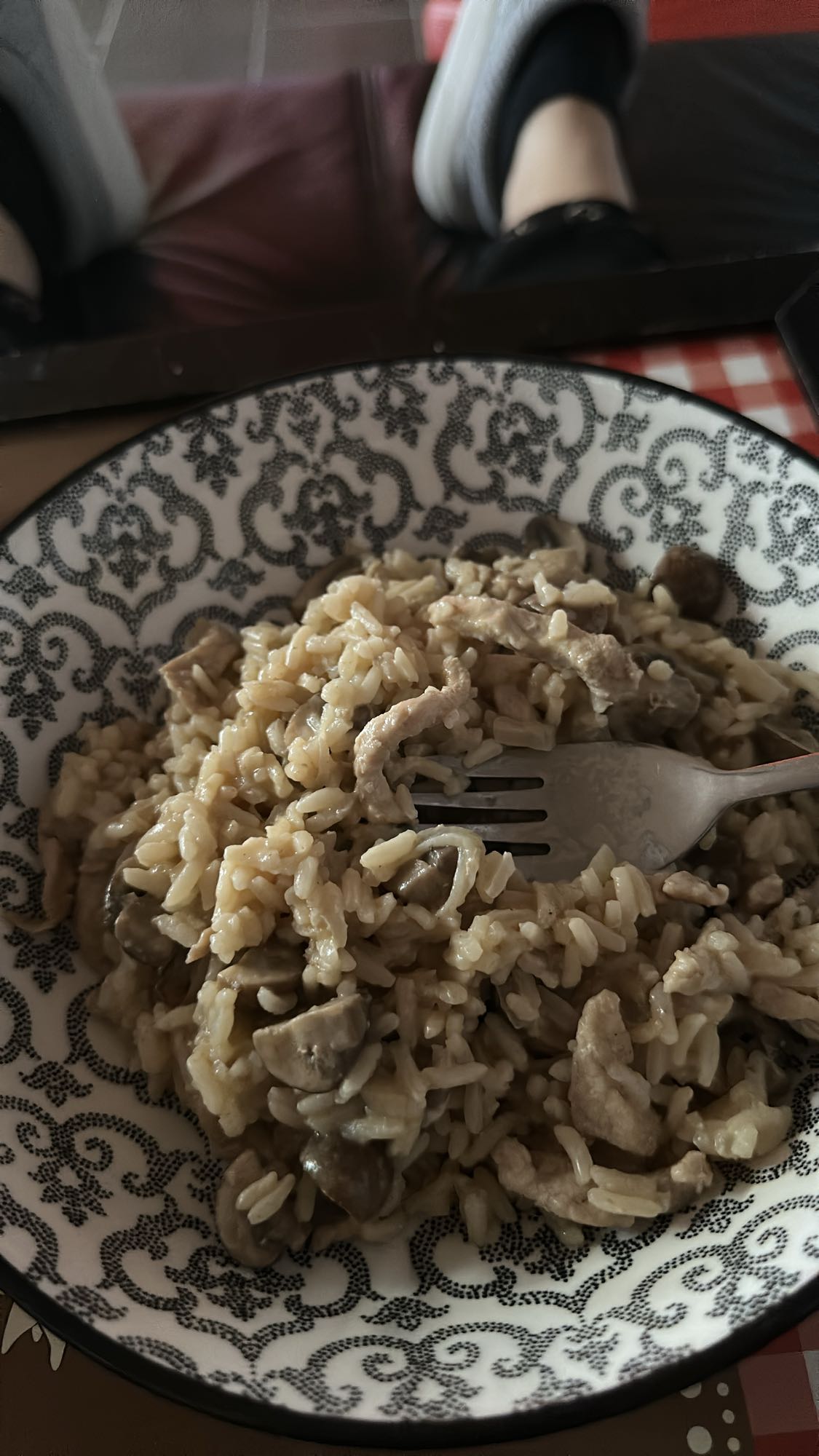 Pilavlı mantarlı tavuk