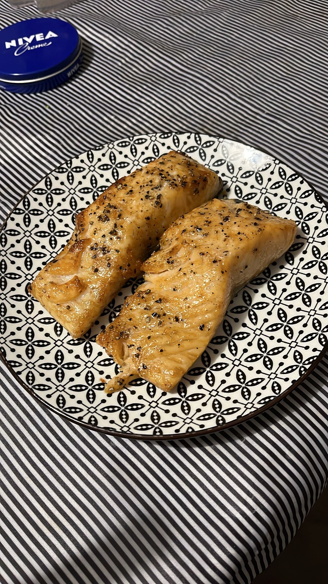 Печена сьомга