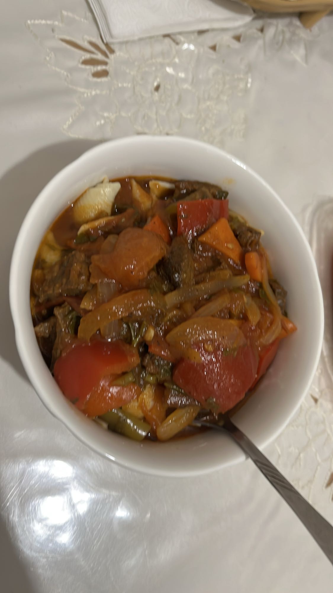 овощное рагу с говядиной