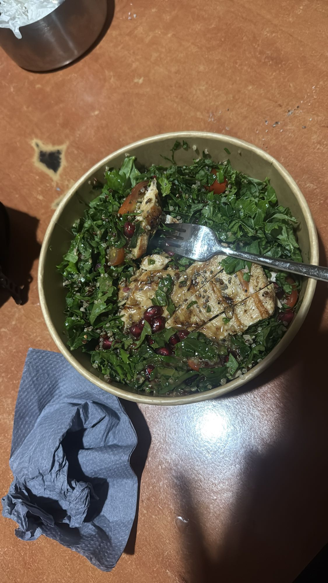 Grilled Chicken Kale Salad