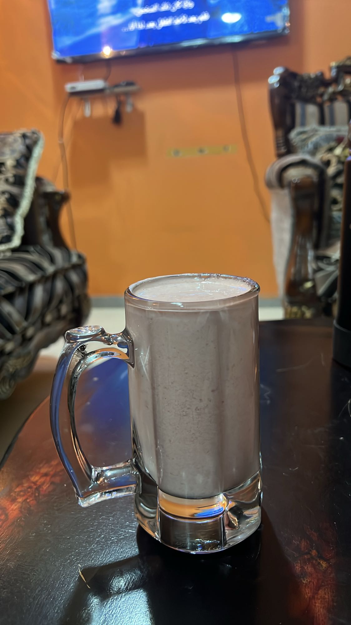 Pomegranate protein shake