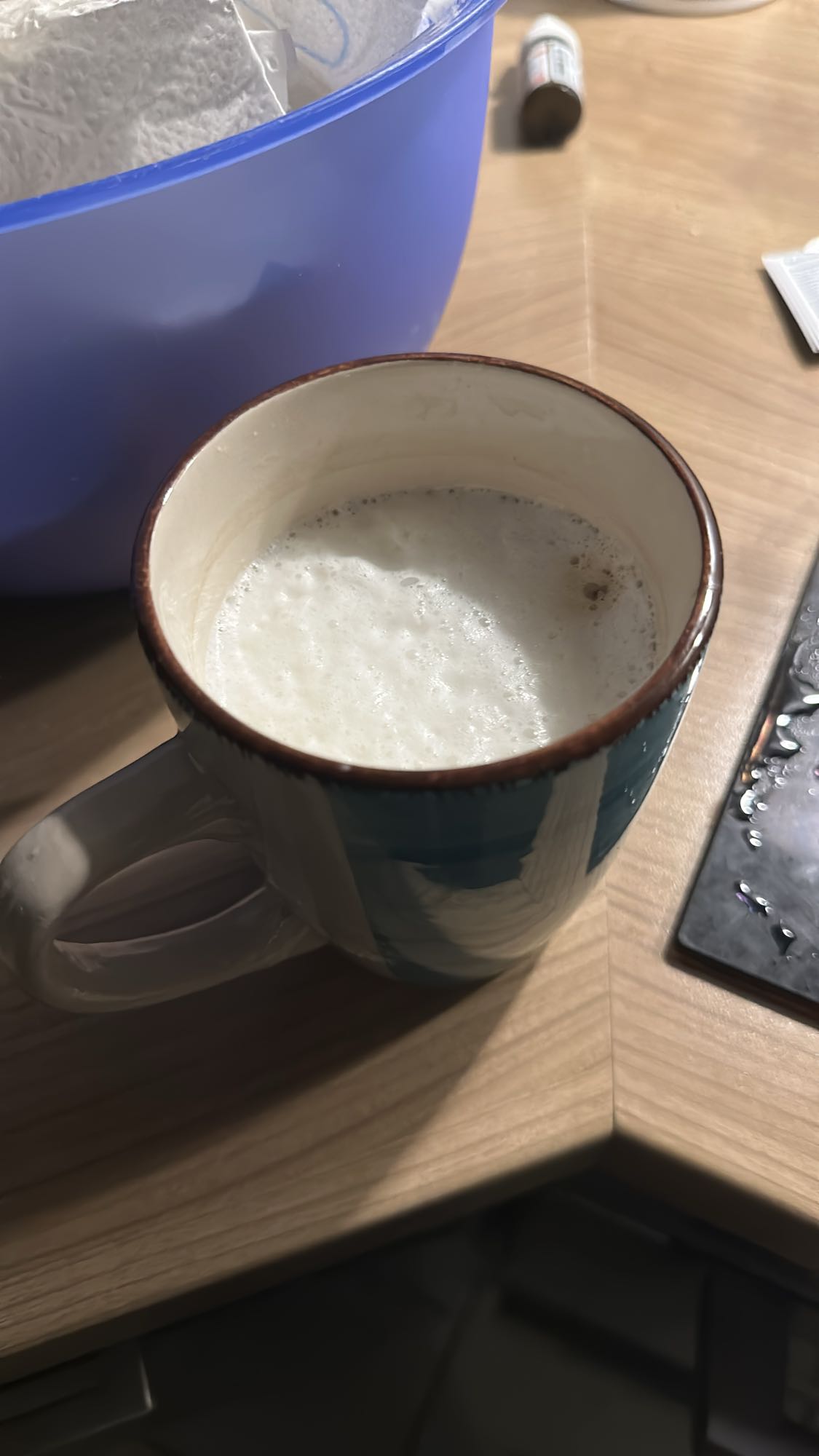 Tasse warme Milch