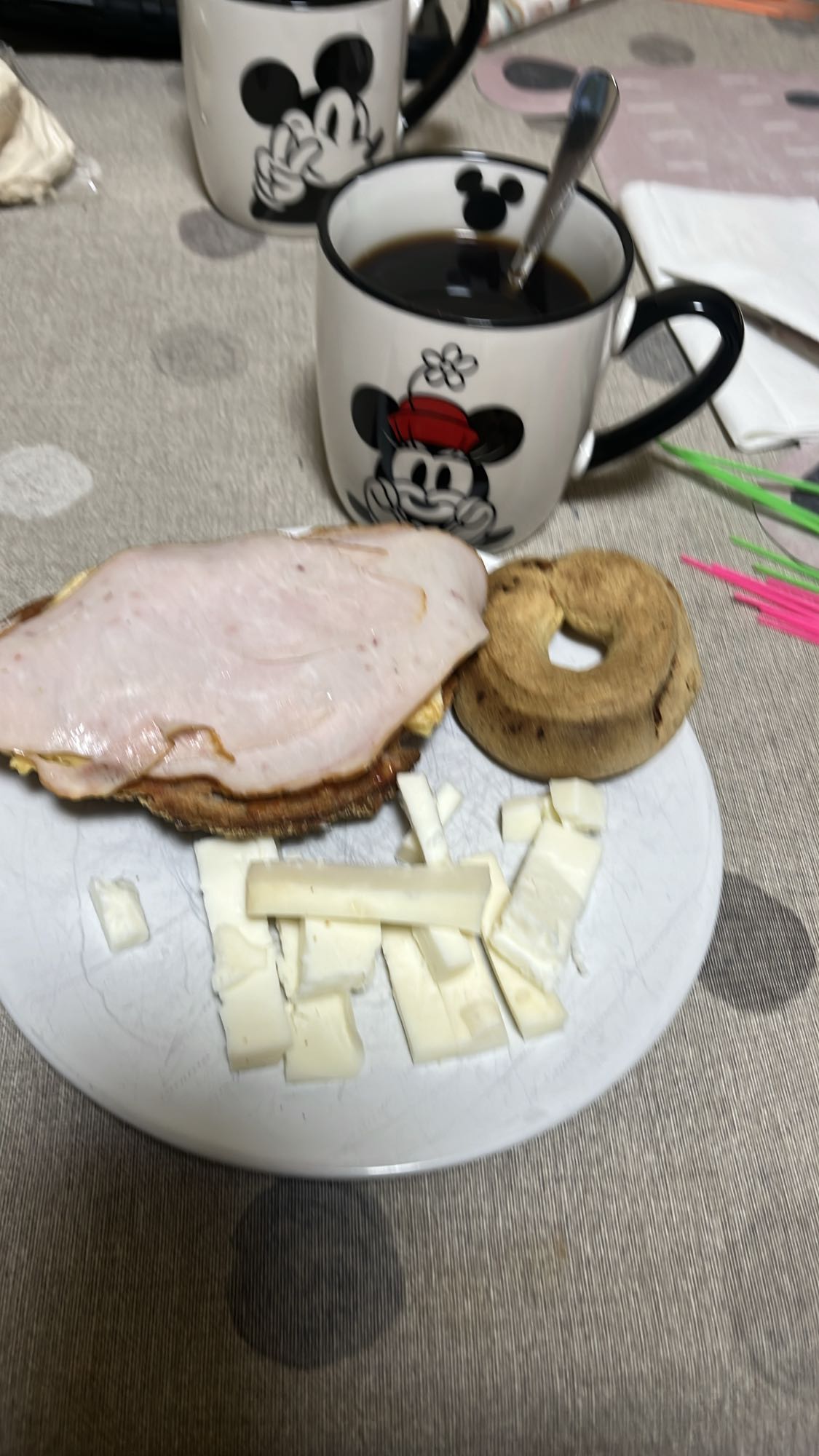 Desayuno con sándwich