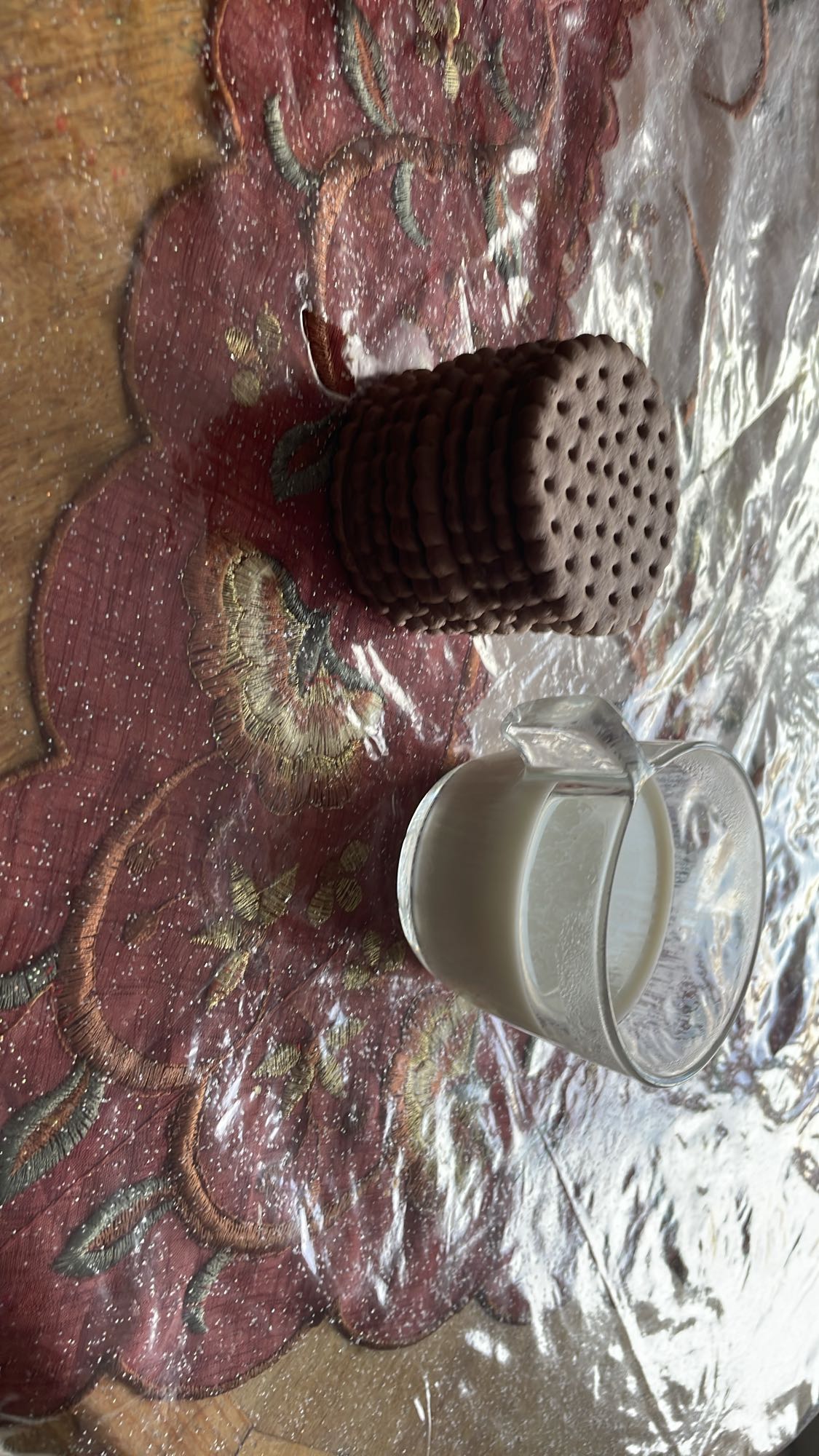 Biscuits au chocolat et lait