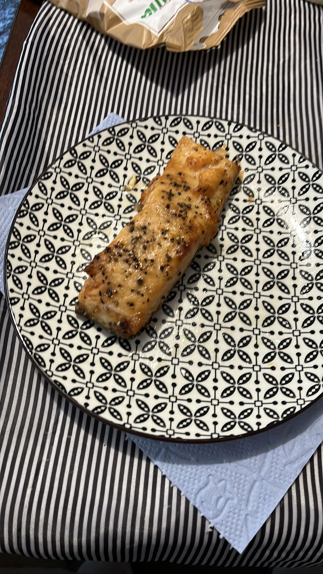 Печена сьомга