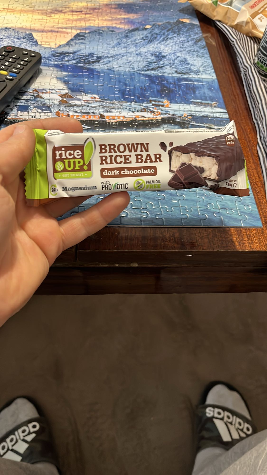 Брауни бар с тъмен шоколад