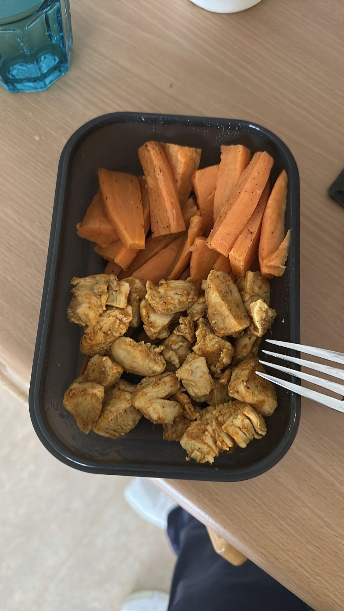 Kyckling och sötpotatis