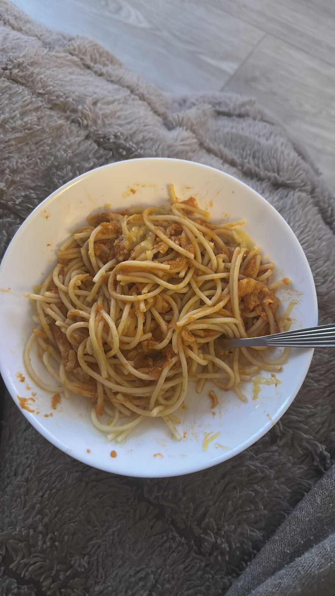 Spaghetti z sosem mięsnym