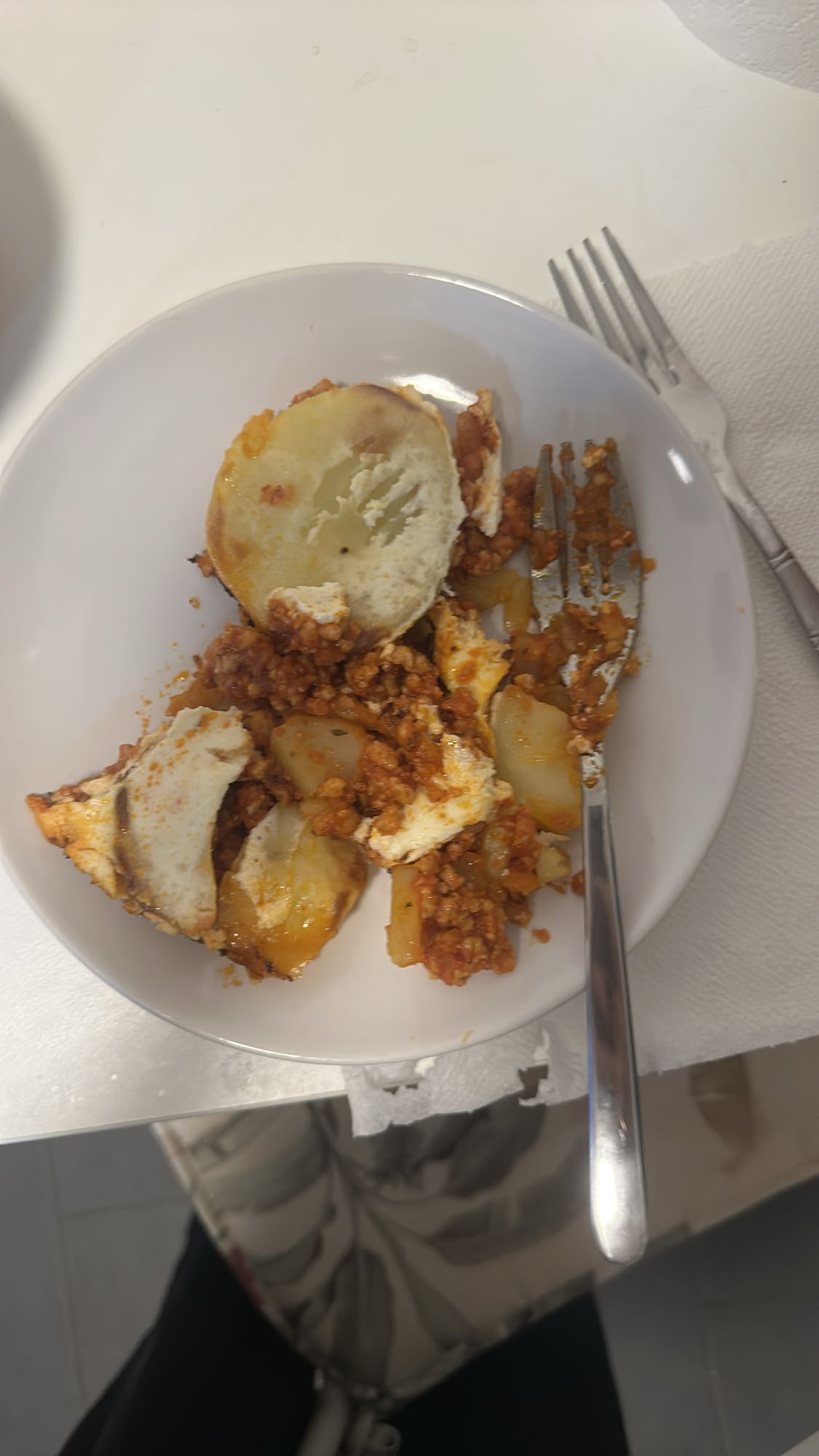 Cartofi cu carne și brânză