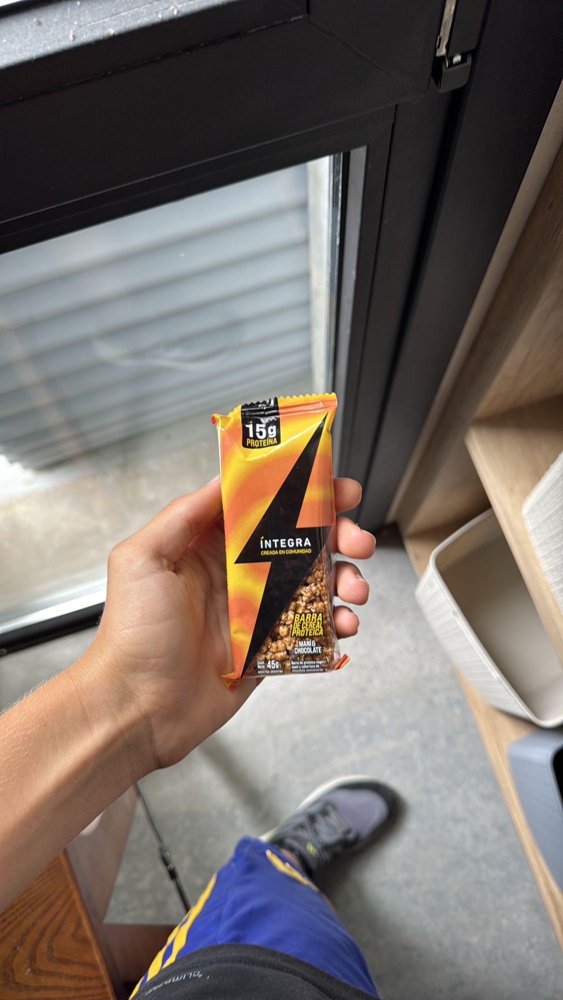 Barra proteica maní choco