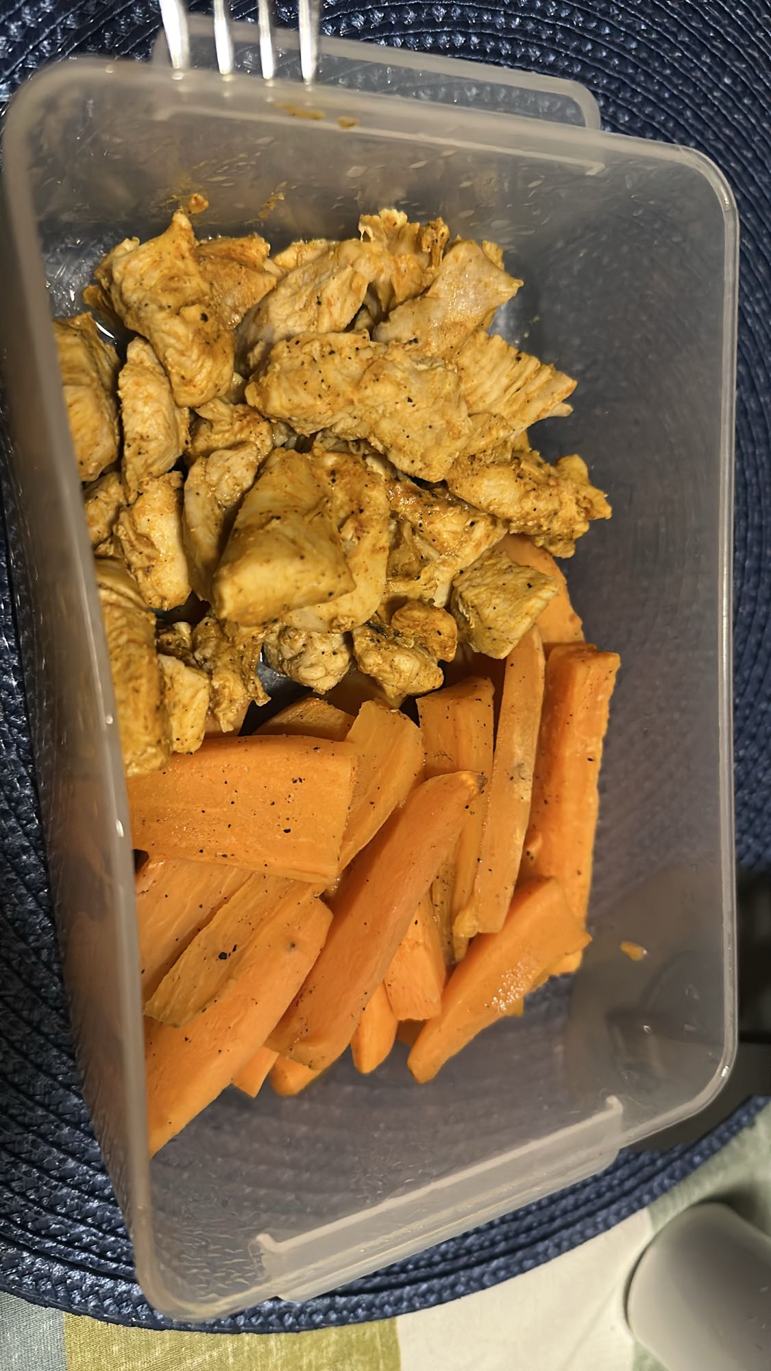 Kyckling med morötter