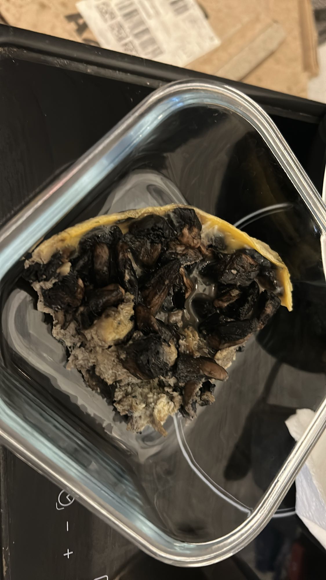 Omelette aux champignons