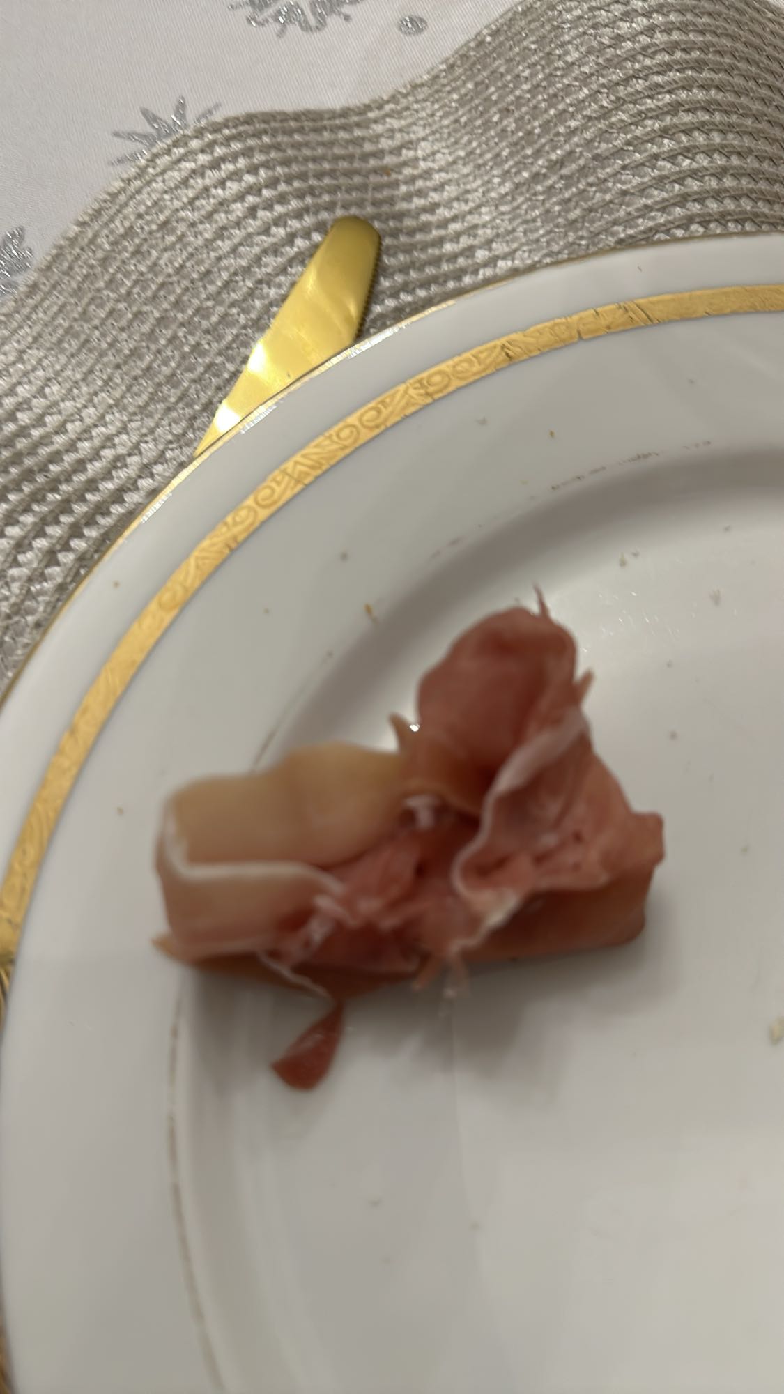Prosciutto slice