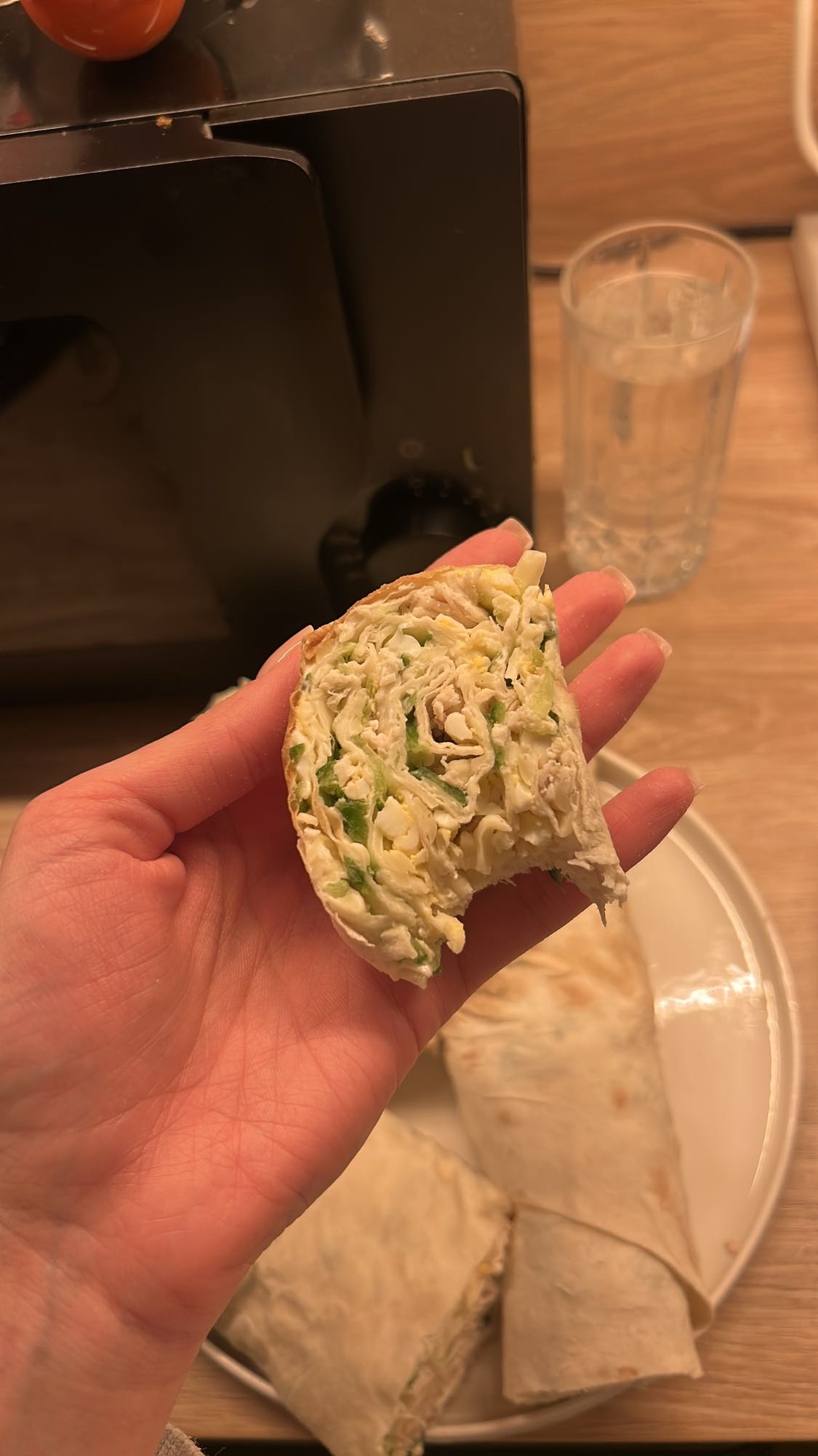 куриный рулет в лаваше