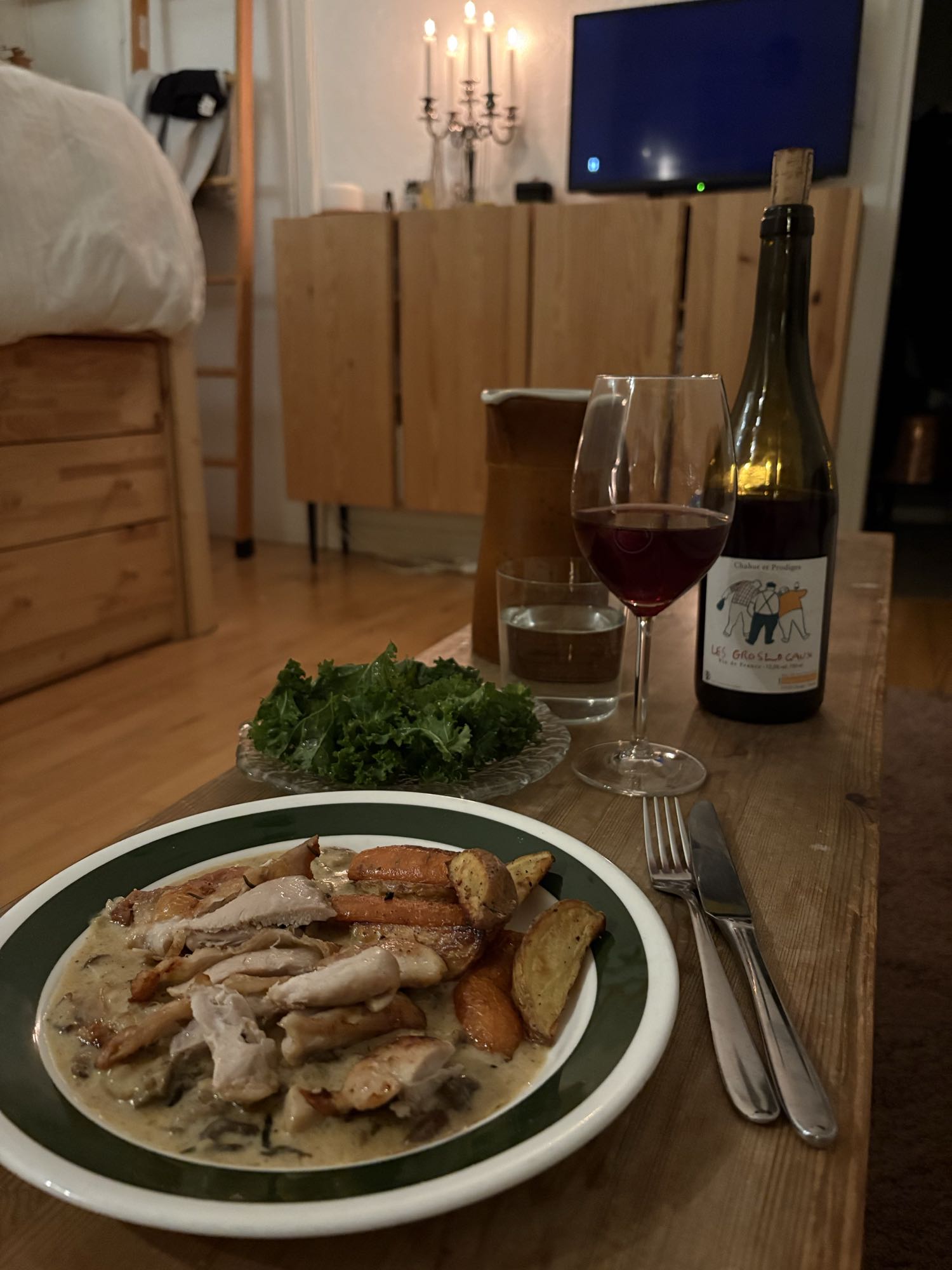 Kyckling med rotfrukter