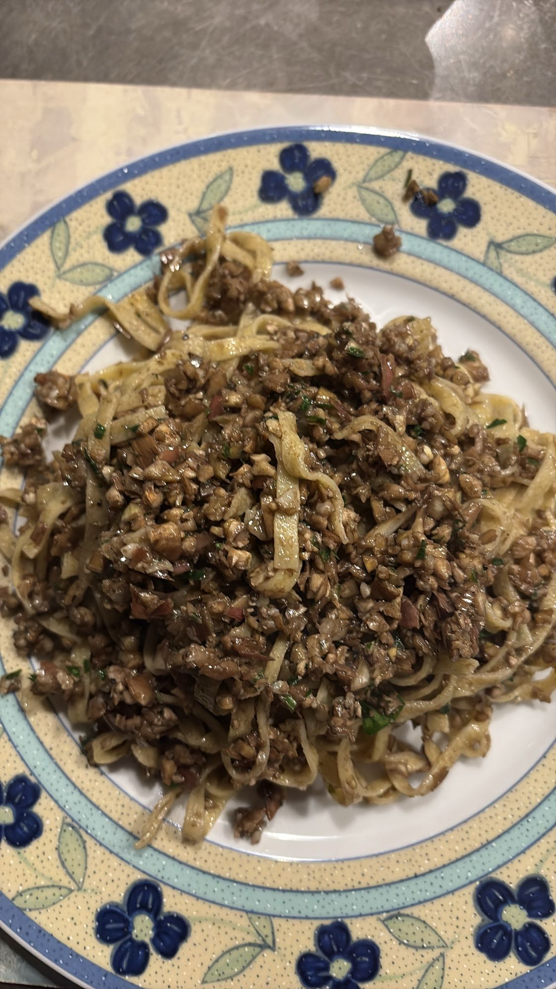 Mushroom Tagliatelle