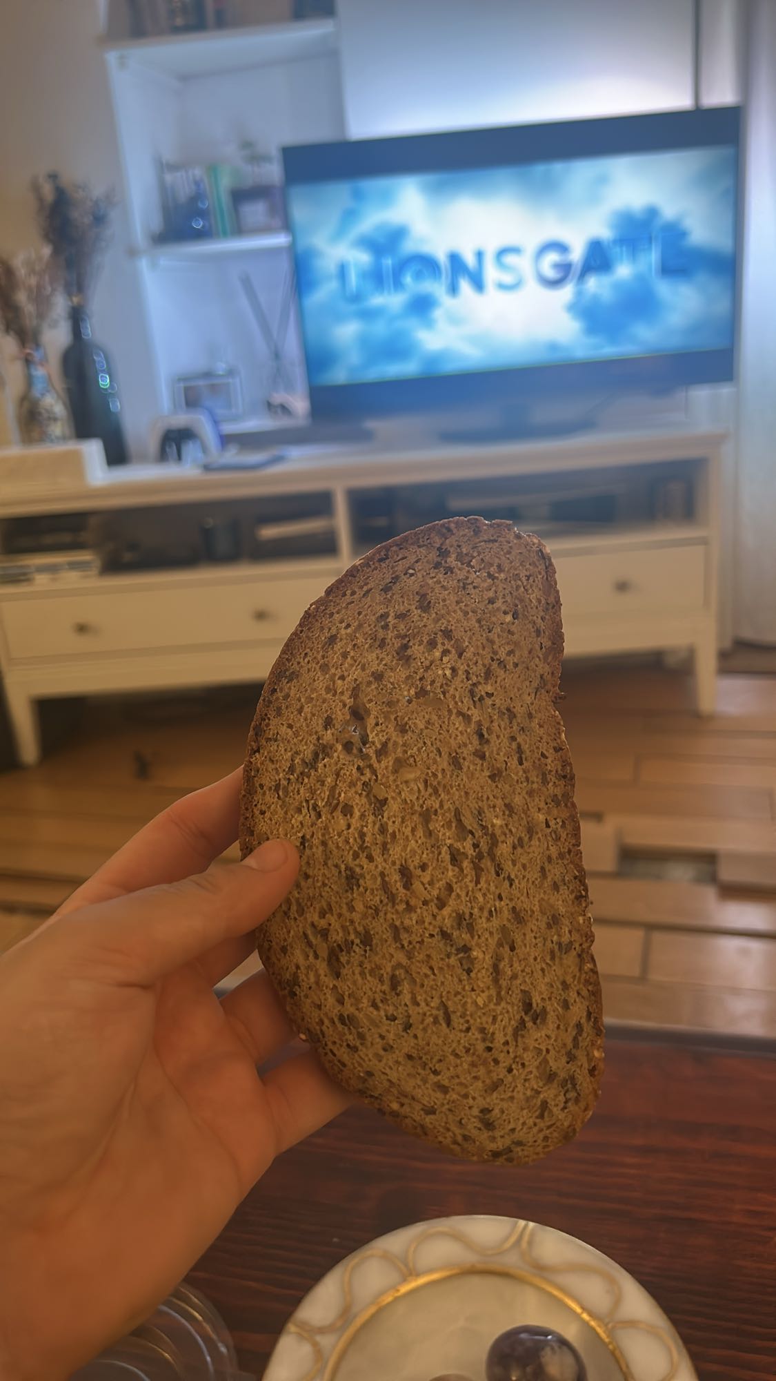 Tranche de pain complet