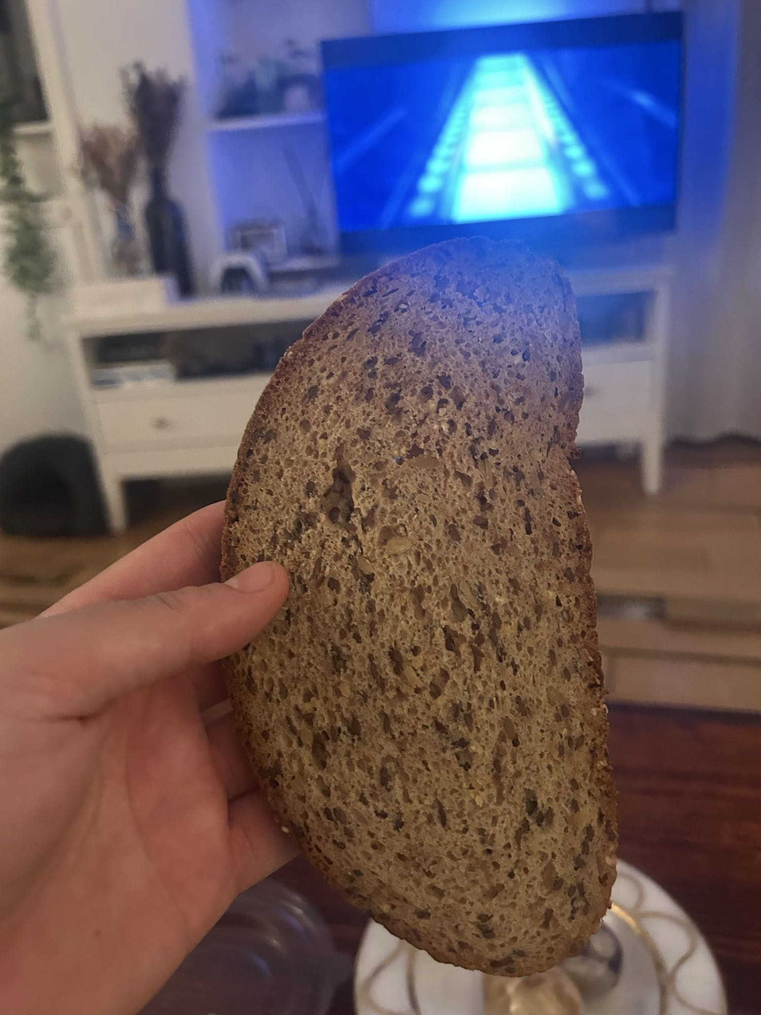 Tranche de pain complet