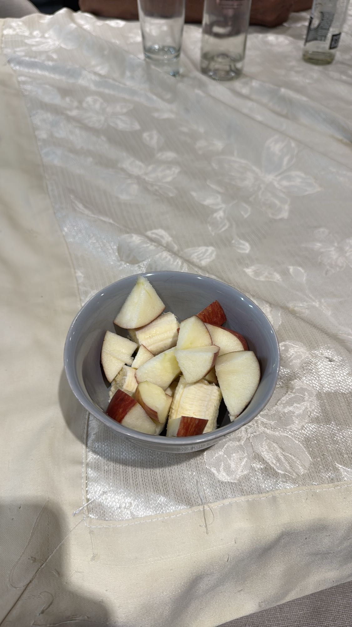Fruta picada fresca
