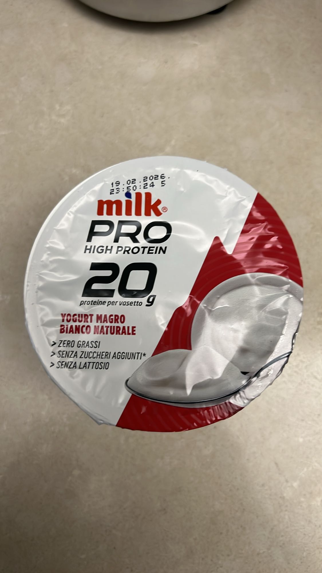 Yogurt magro proteico