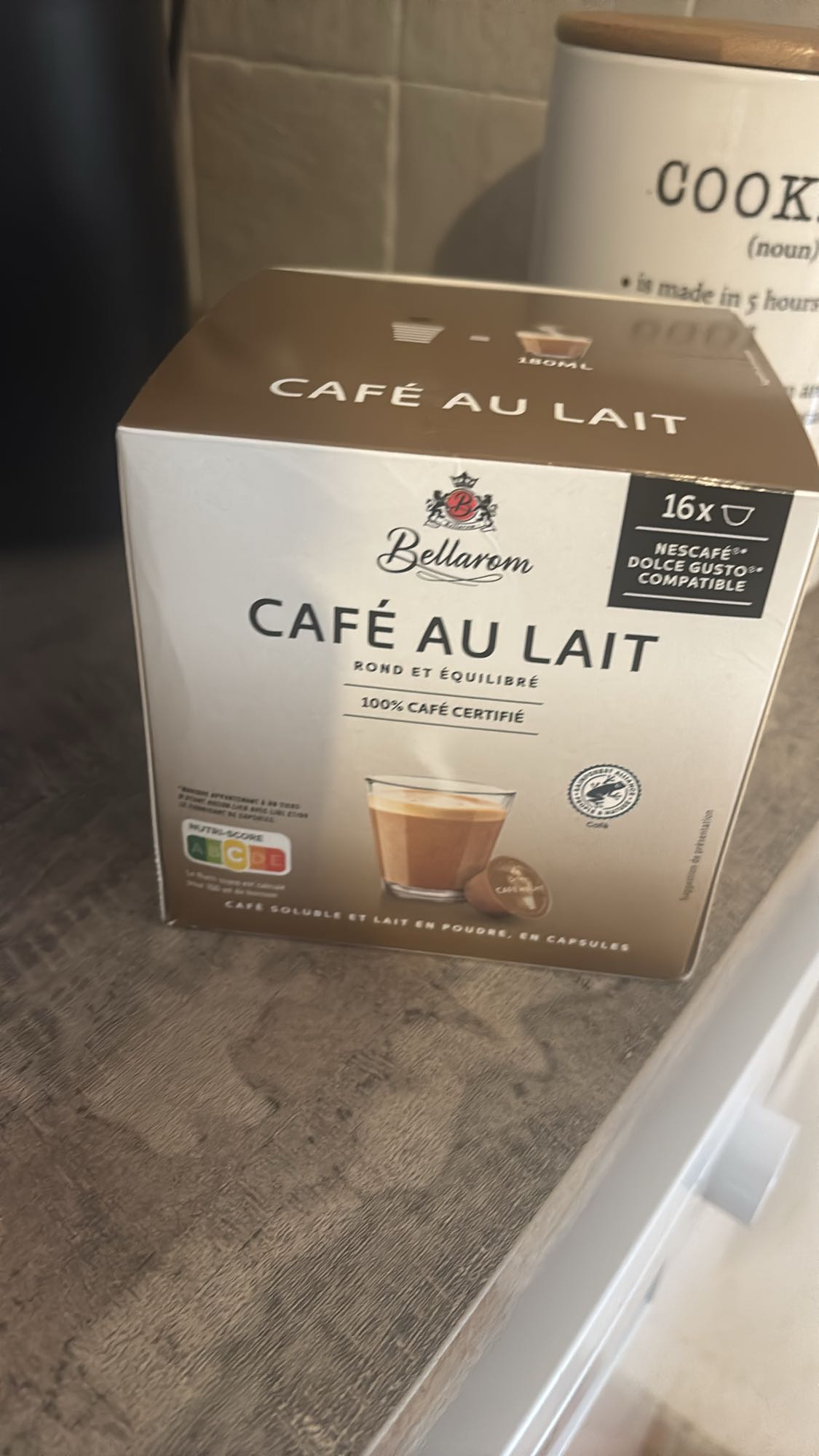 Café au lait capsule